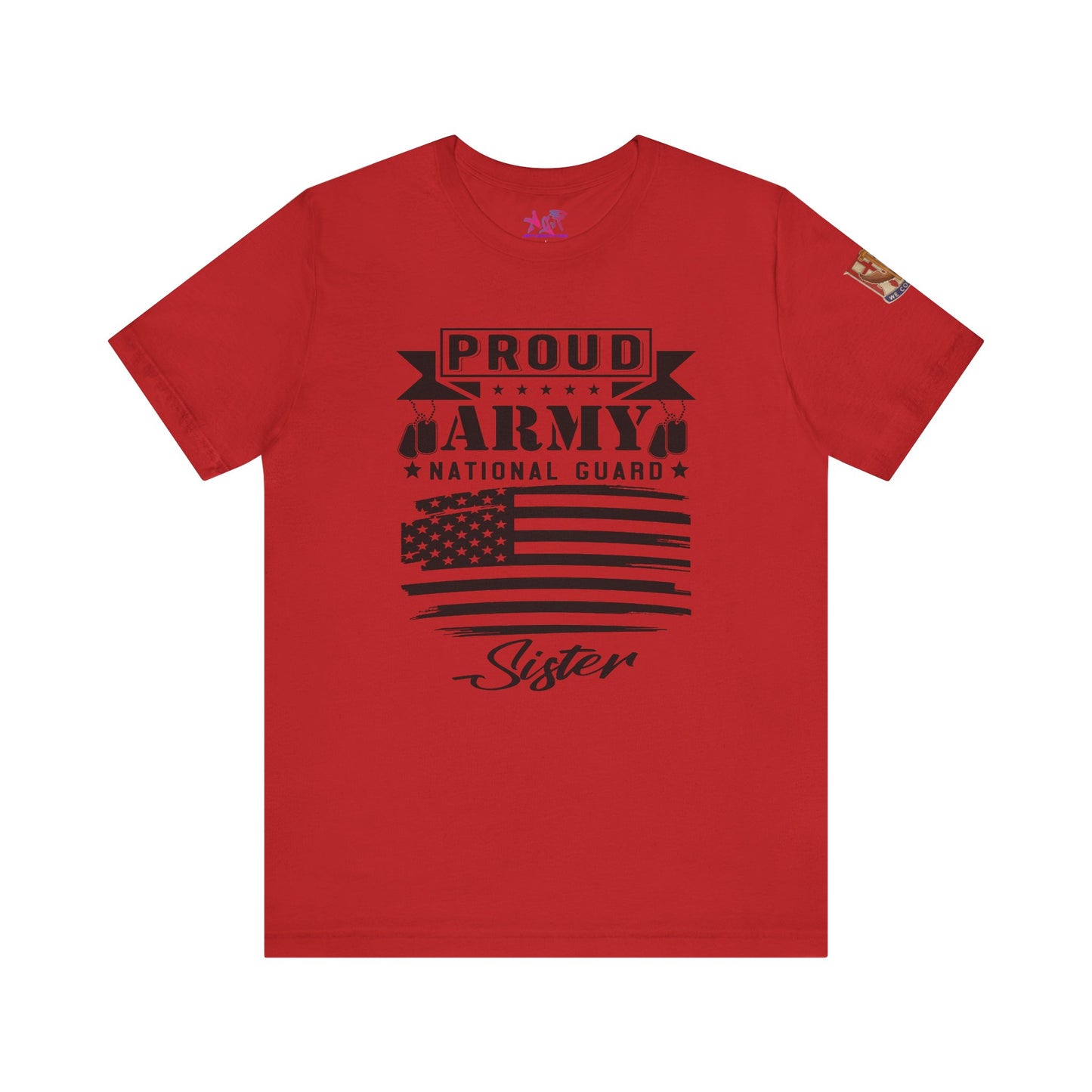 Proud Army National Guard Sister T-shirt