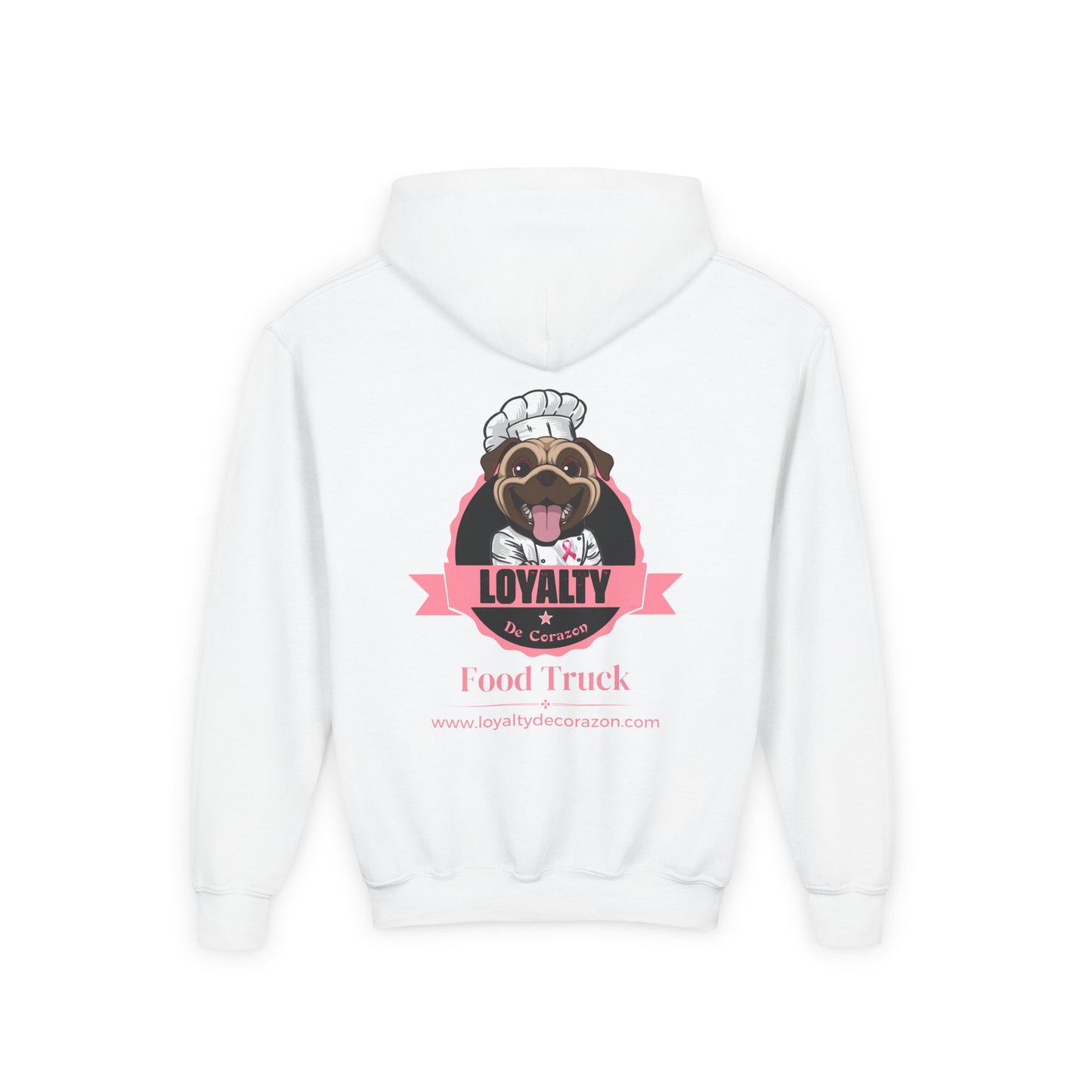 Loyalty De Corazon PNK Youth Heavy Blend Hooded Sweatshirt