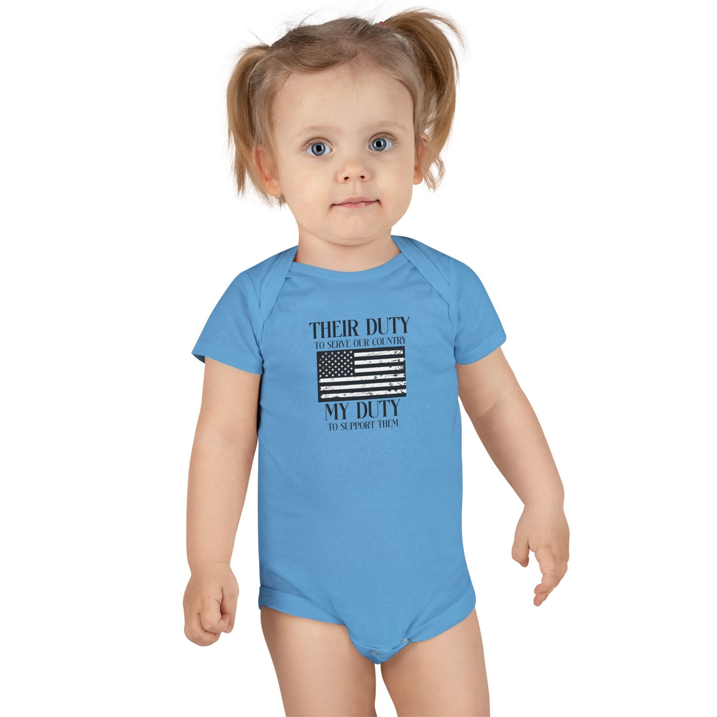 Their Duty Baby Short Sleeve Onesie®