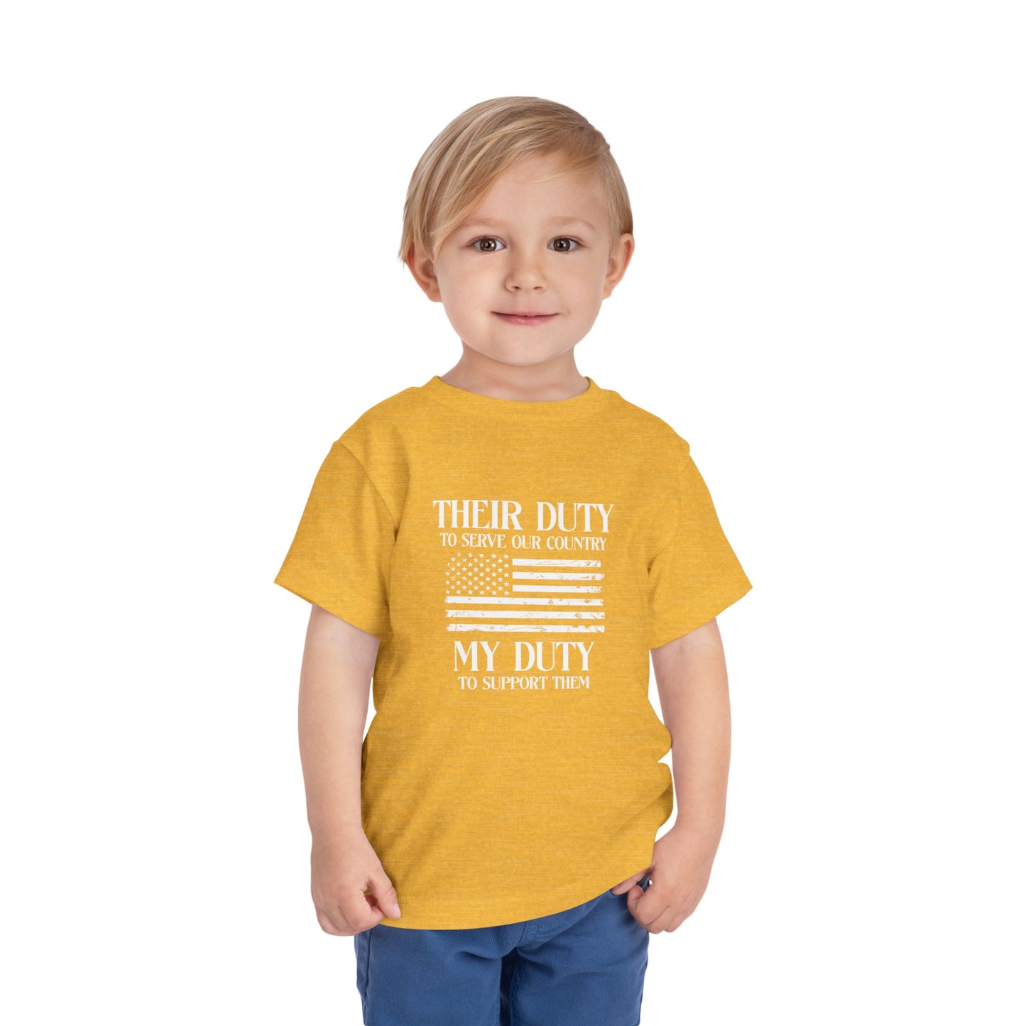 Their Duty My Duty Toddler Short Sleeve Tee