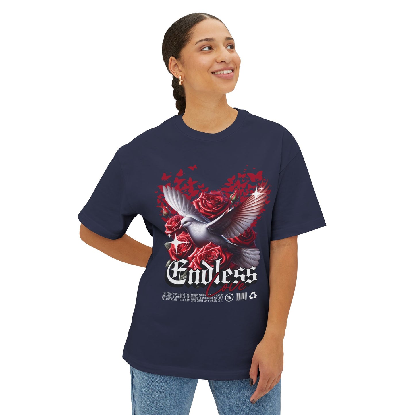 Endless love Unisex Oversized Boxy Tee
