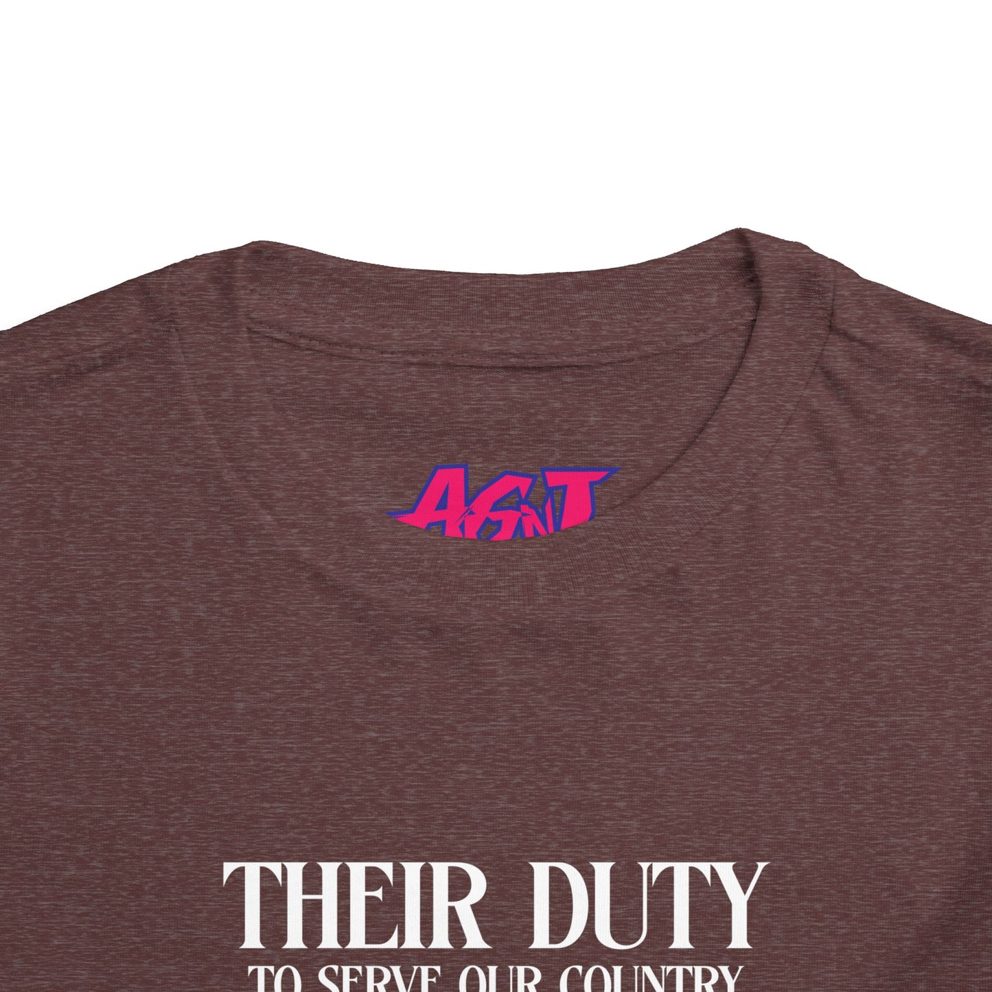 Their Duty My Duty Toddler Short Sleeve Tee