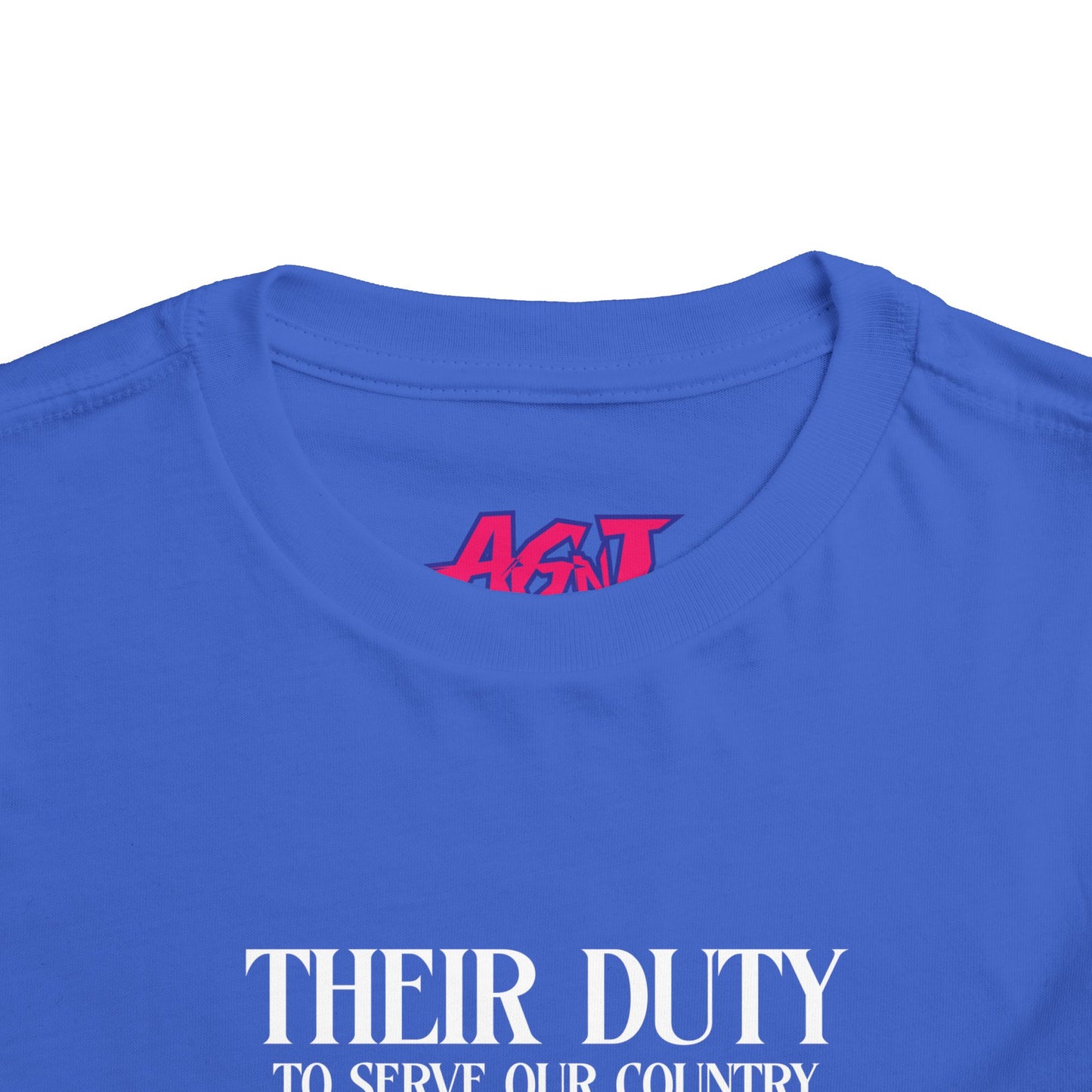 Their Duty My Duty Toddler Short Sleeve Tee