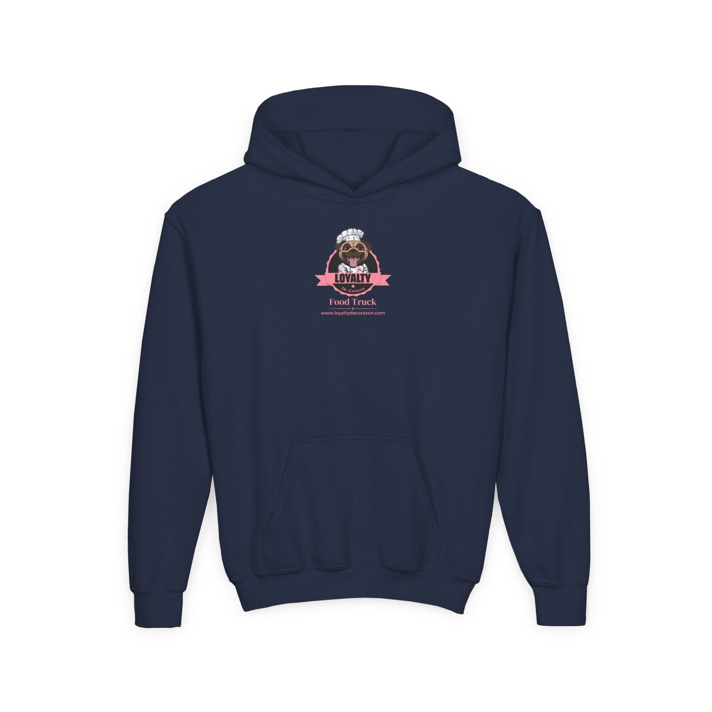 Loyalty De Corazon PNK Youth Heavy Blend Hooded Sweatshirt
