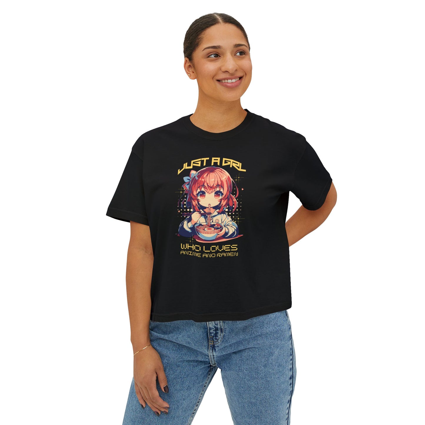 Anime & Ramen Women's Boxy Tee