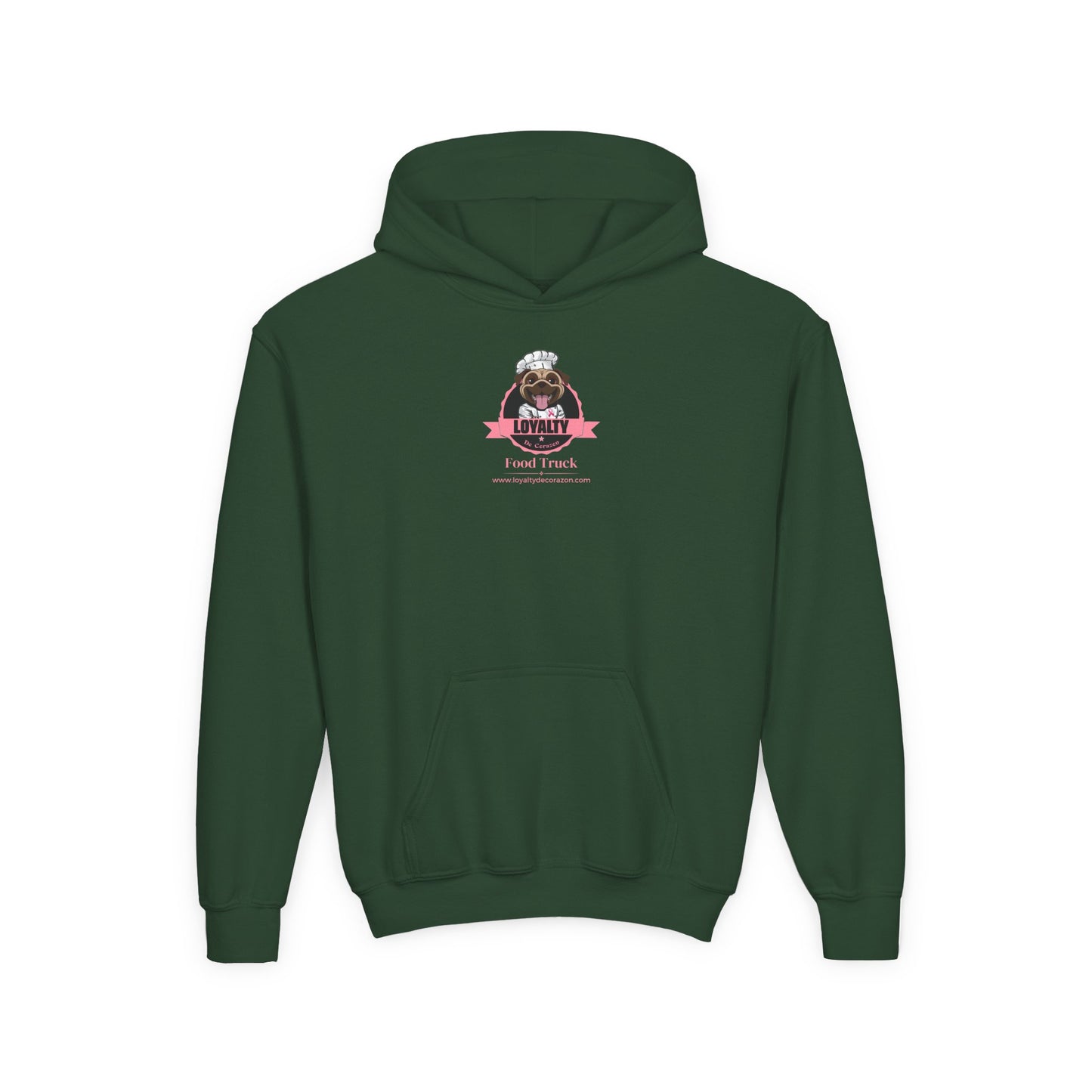 Loyalty De Corazon PNK Youth Heavy Blend Hooded Sweatshirt