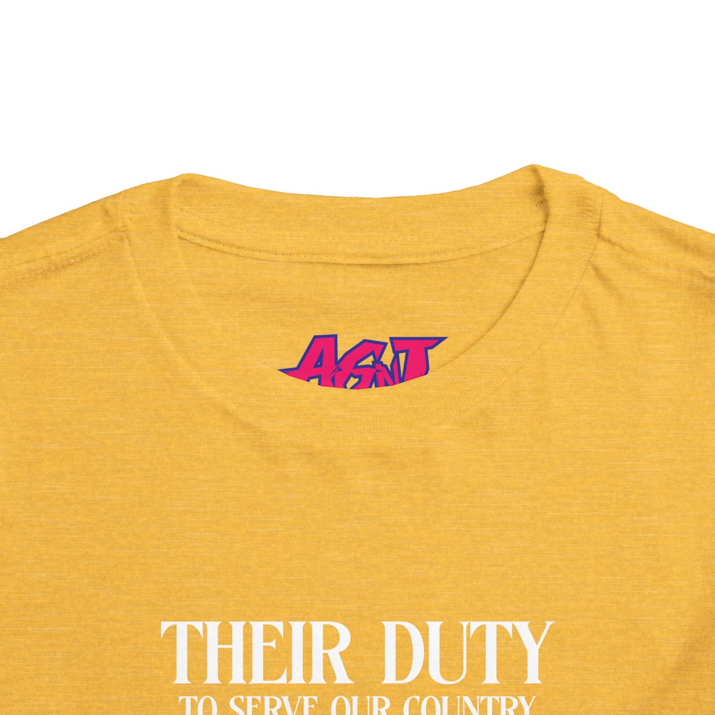 Their Duty My Duty Toddler Short Sleeve Tee