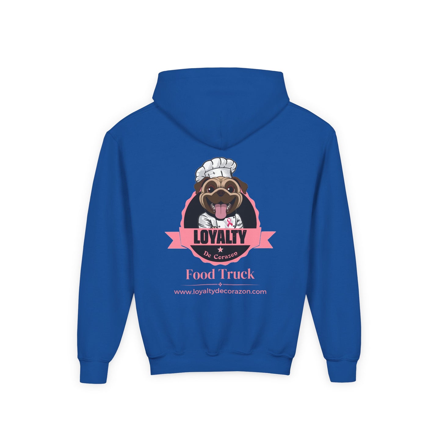 Loyalty De Corazon PNK Youth Heavy Blend Hooded Sweatshirt