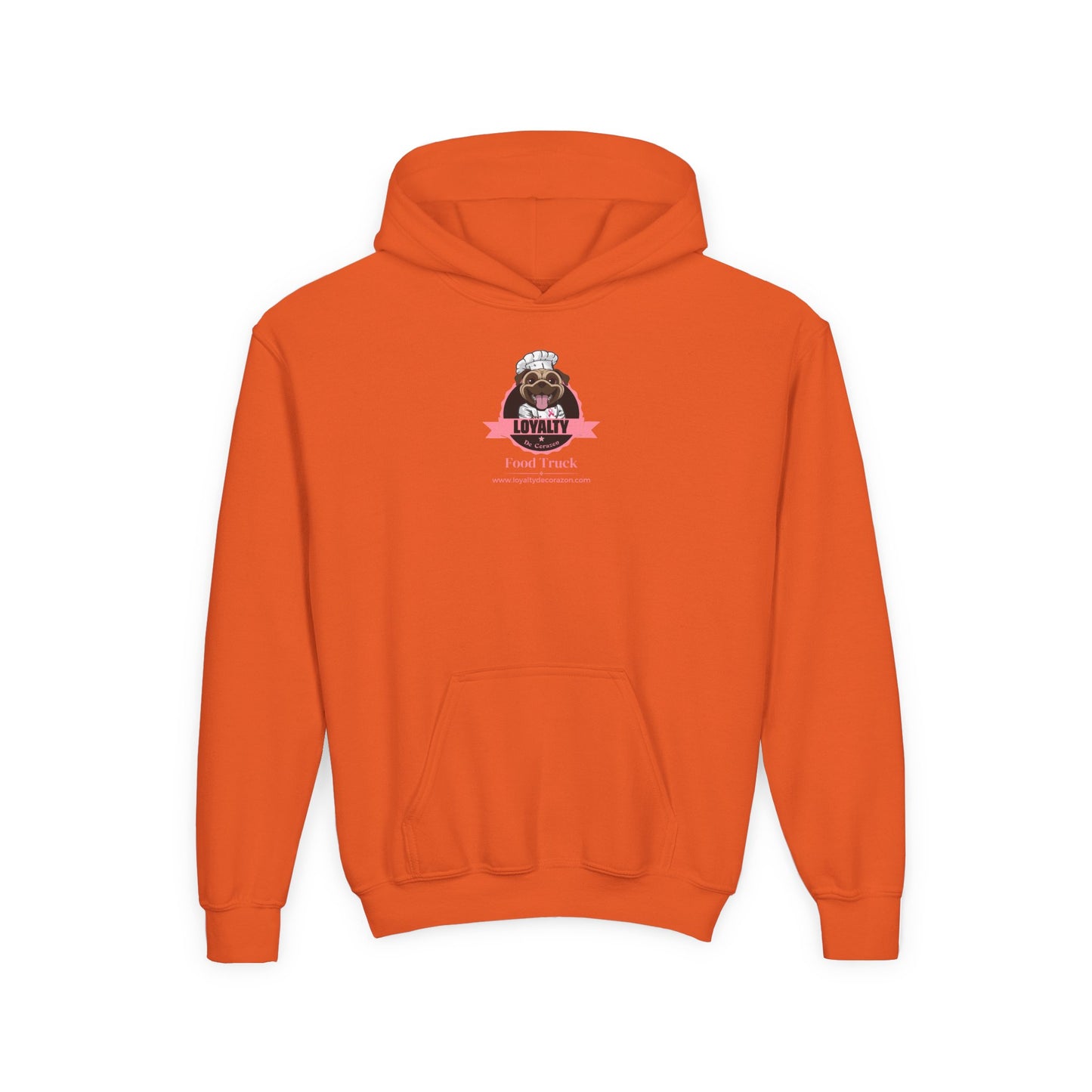 Loyalty De Corazon PNK Youth Heavy Blend Hooded Sweatshirt