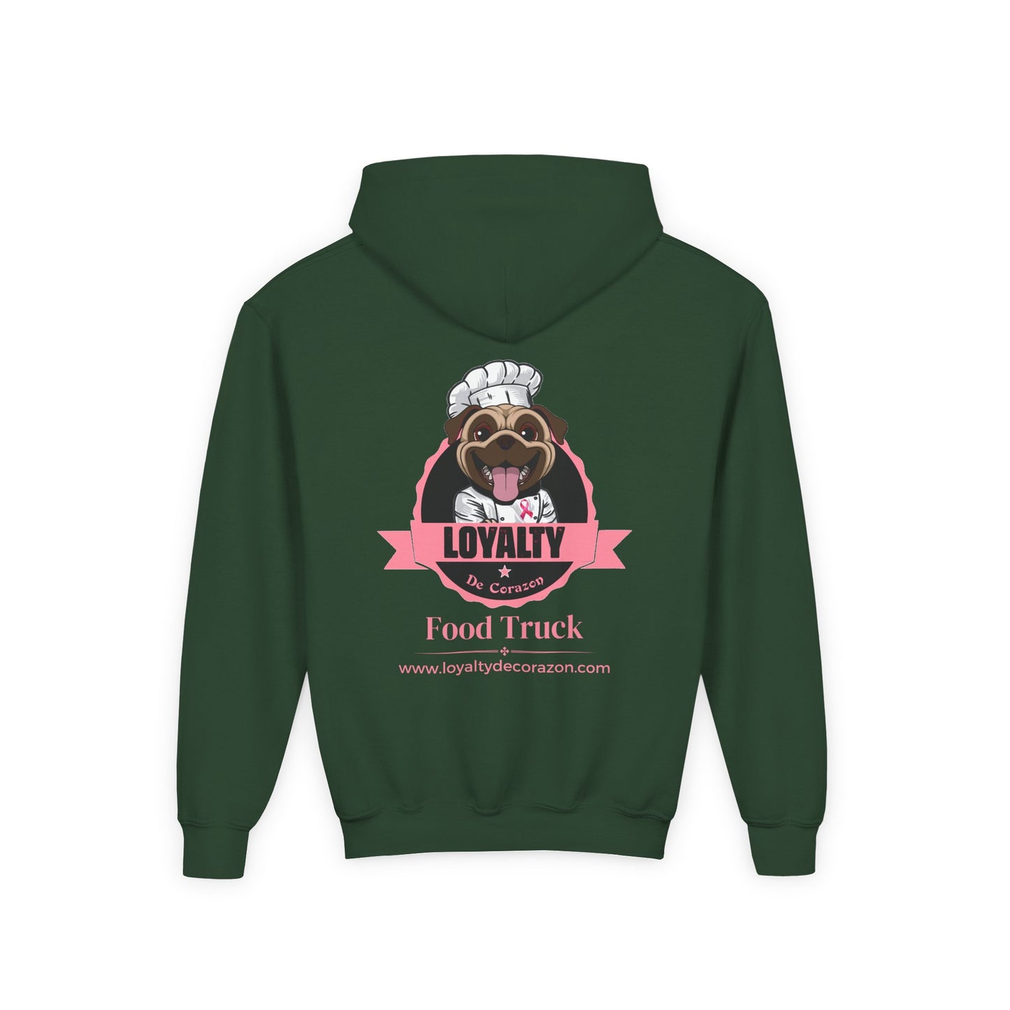 Loyalty De Corazon PNK Youth Heavy Blend Hooded Sweatshirt