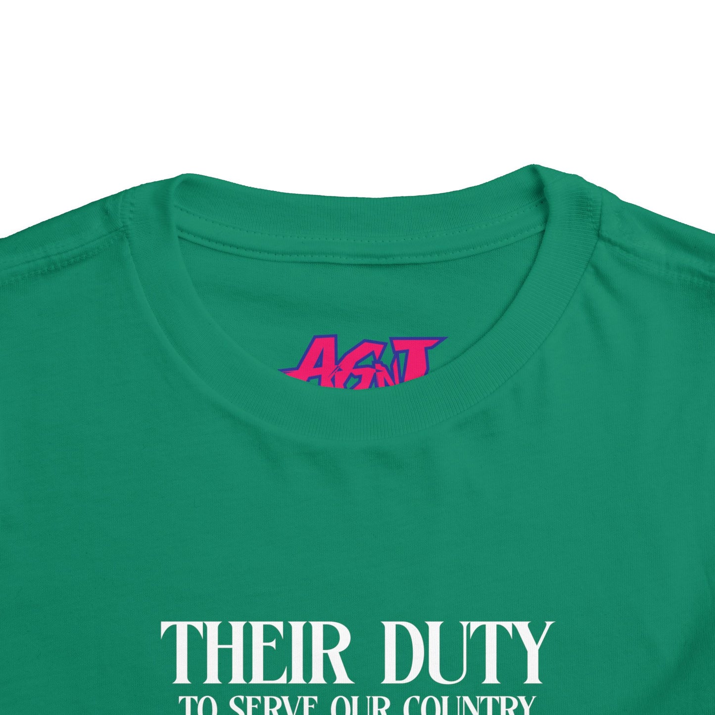 Their Duty My Duty Toddler Short Sleeve Tee