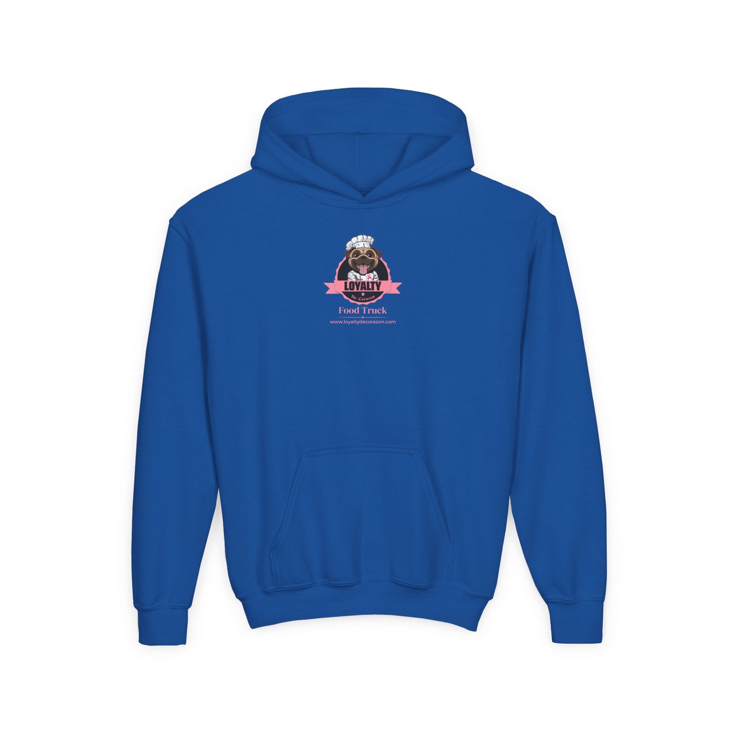 Loyalty De Corazon PNK Youth Heavy Blend Hooded Sweatshirt