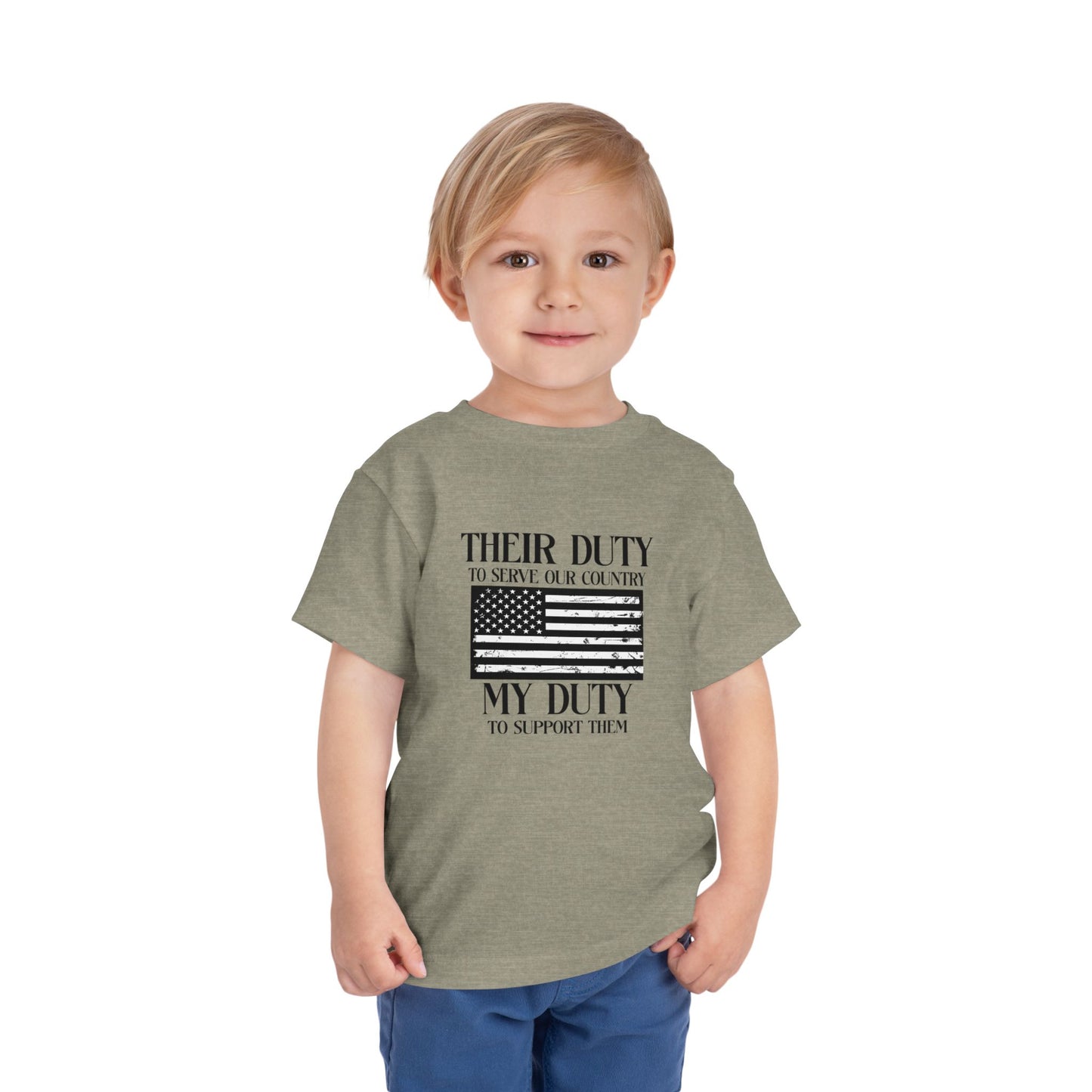 Their Duty My Duty Toddler Short Sleeve Tee