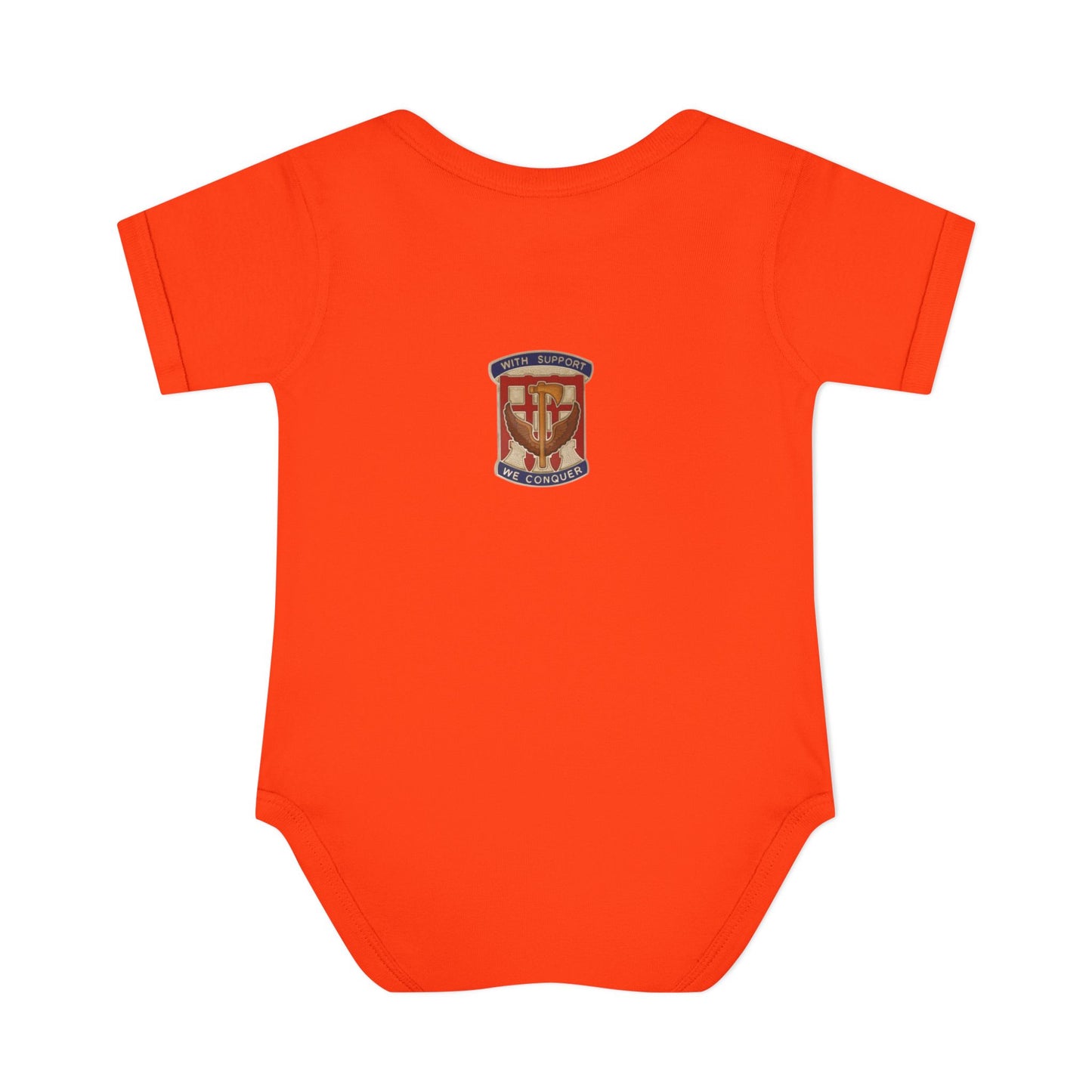 Their Duty our Duty Infant Baby Rib Bodysuit darker colors