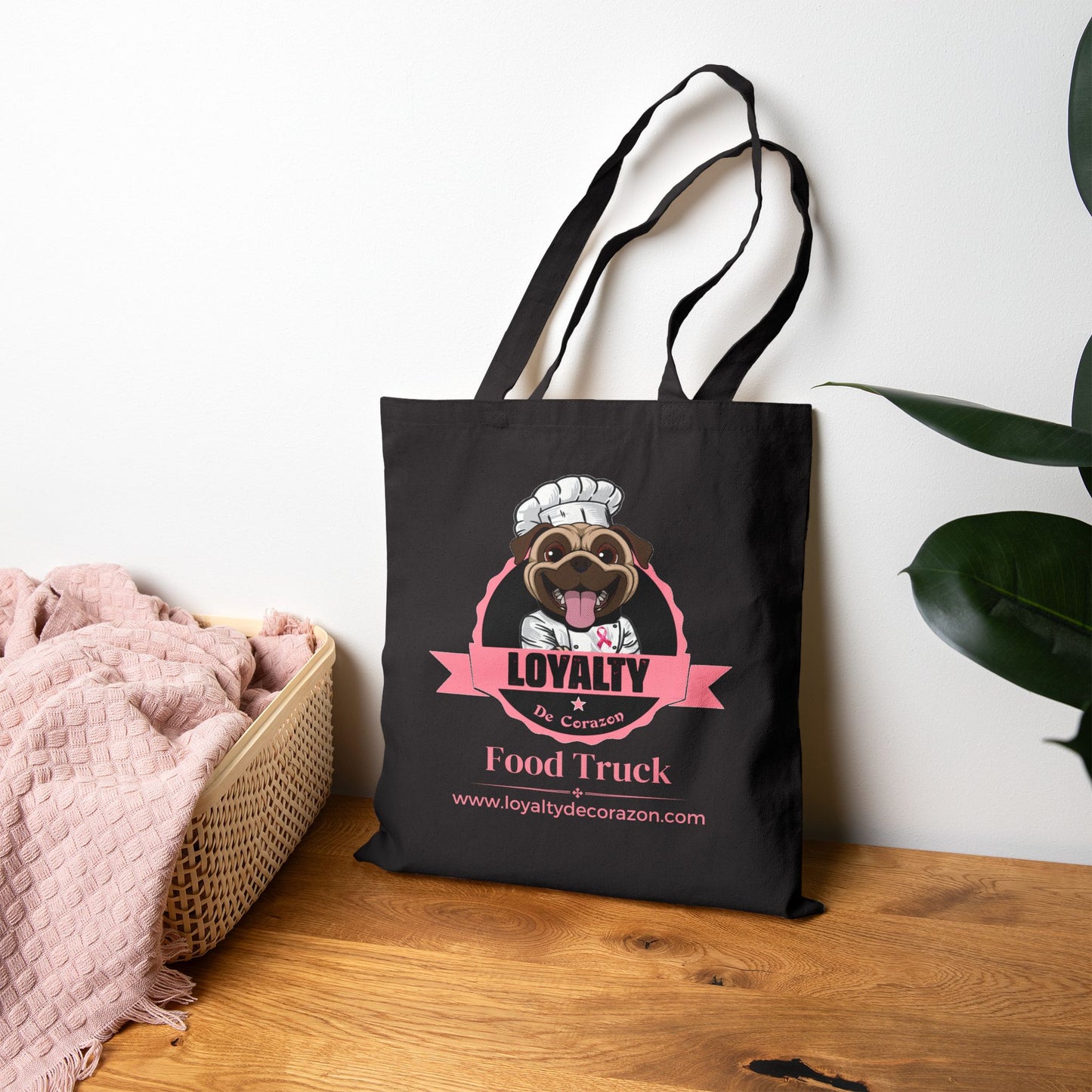 Loyalty De Corazon Cotton Canvas Tote Bag
