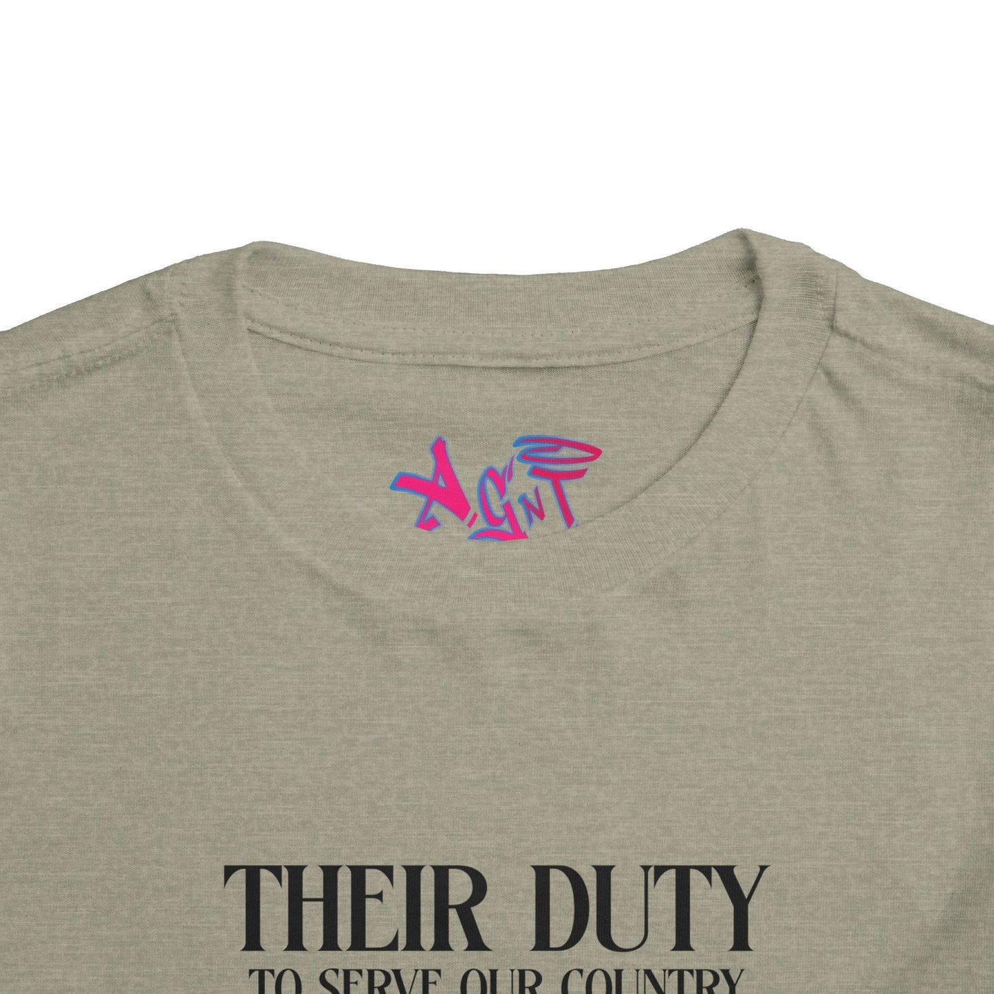 Their Duty My Duty Toddler Short Sleeve Tee