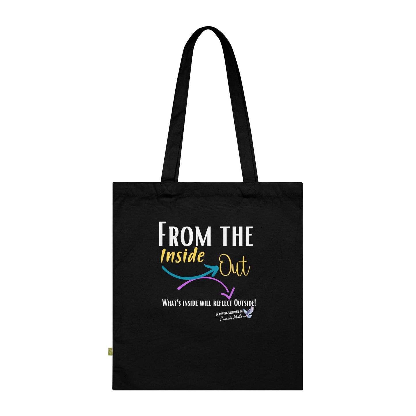 From the Inside out Organic Cotton Tote Bag