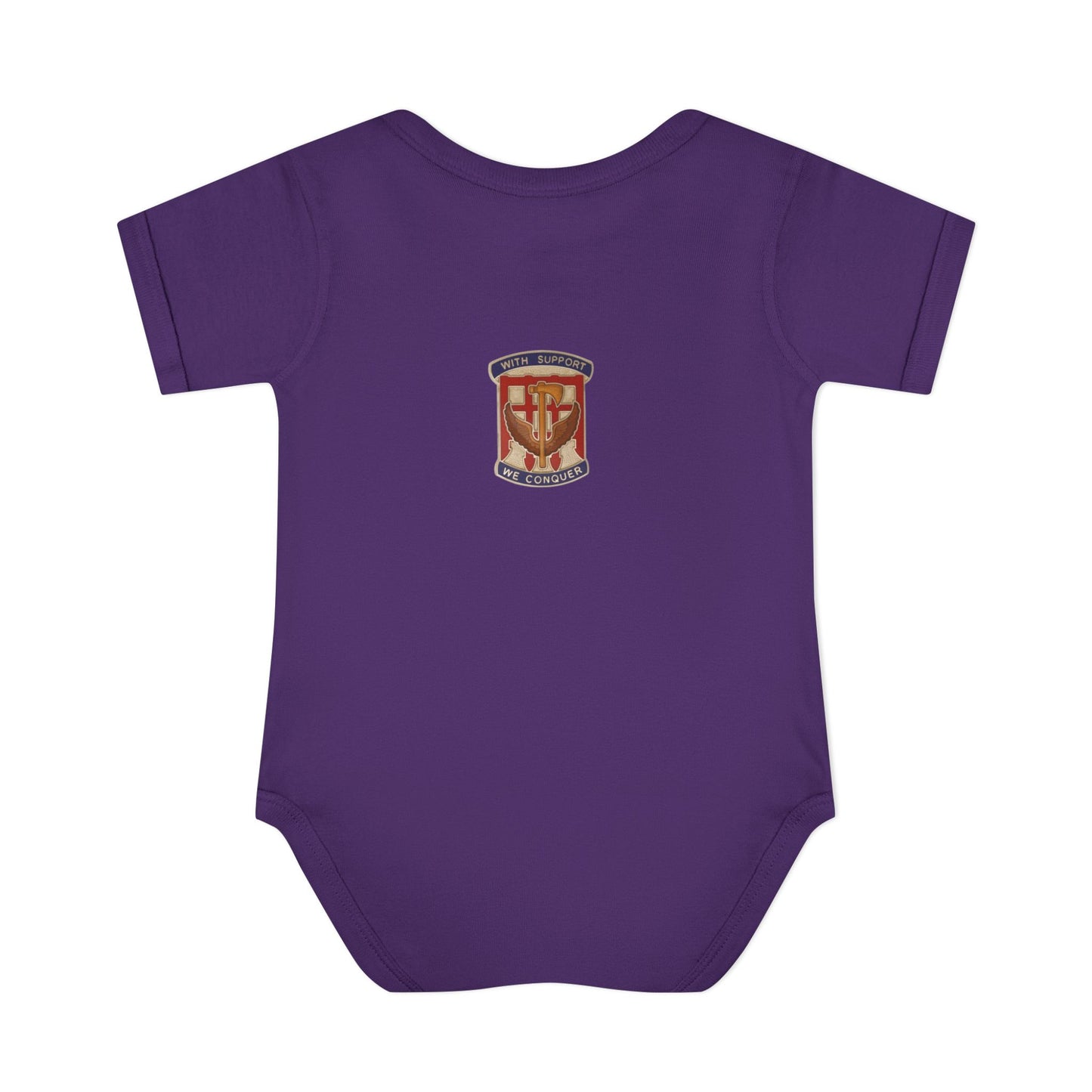 Their Duty our Duty Infant Baby Rib Bodysuit darker colors