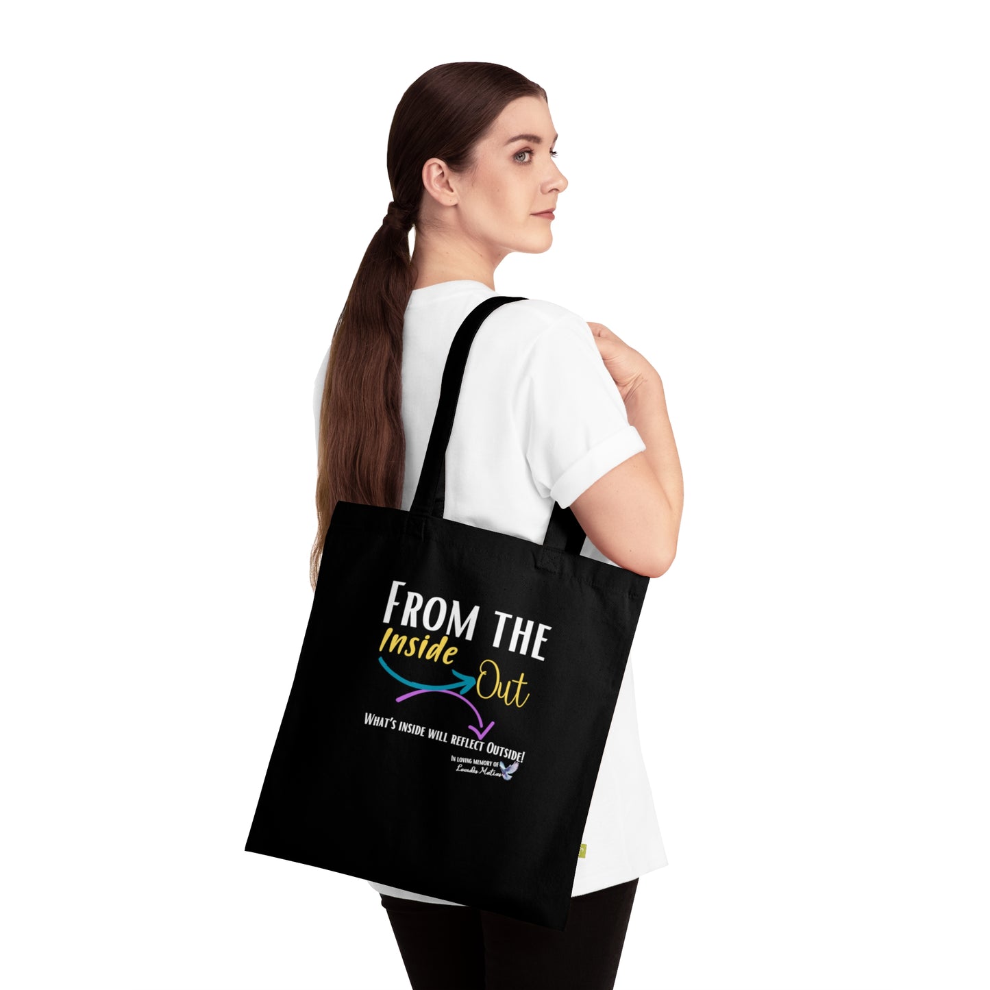 From the Inside out Organic Cotton Tote Bag