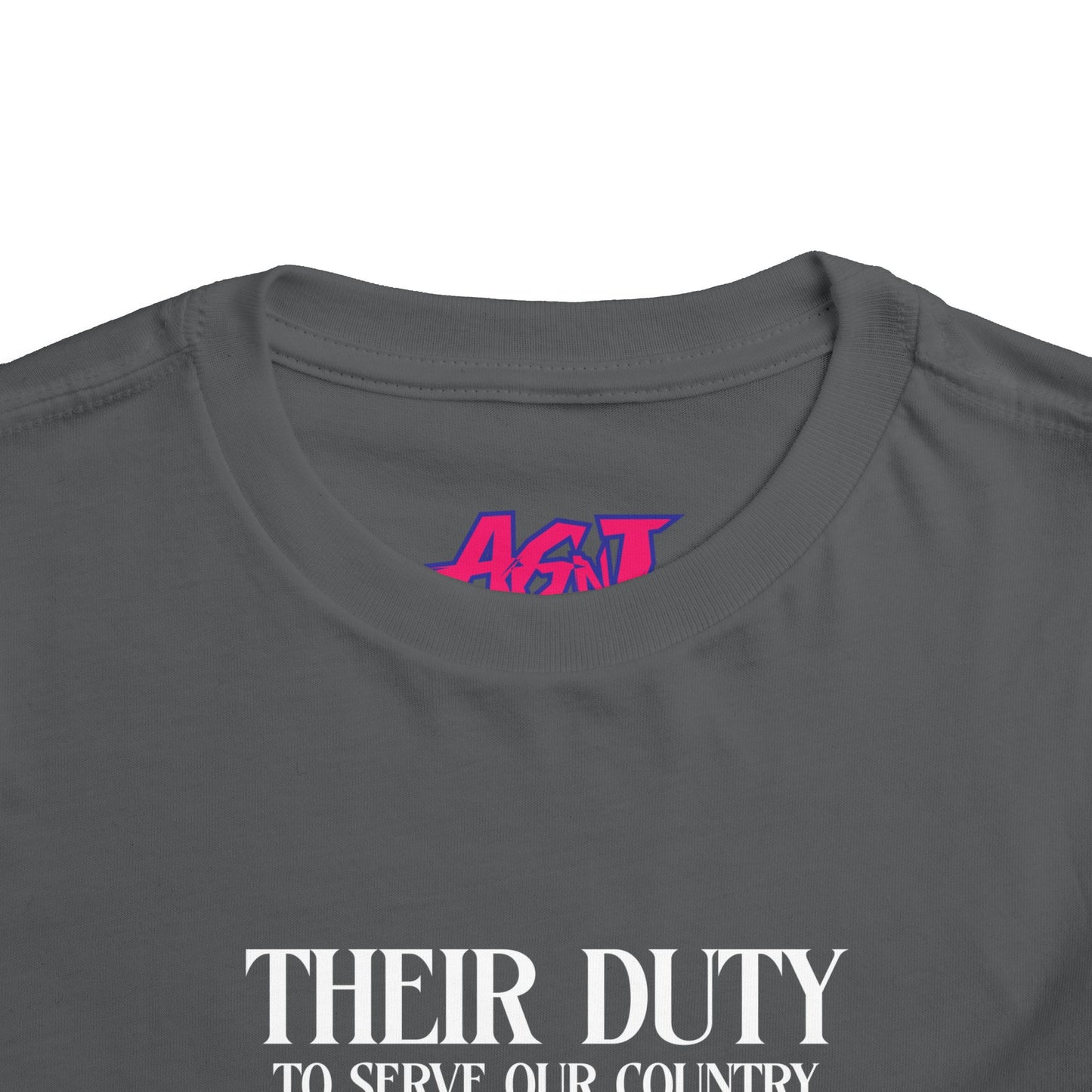 Their Duty My Duty Toddler Short Sleeve Tee