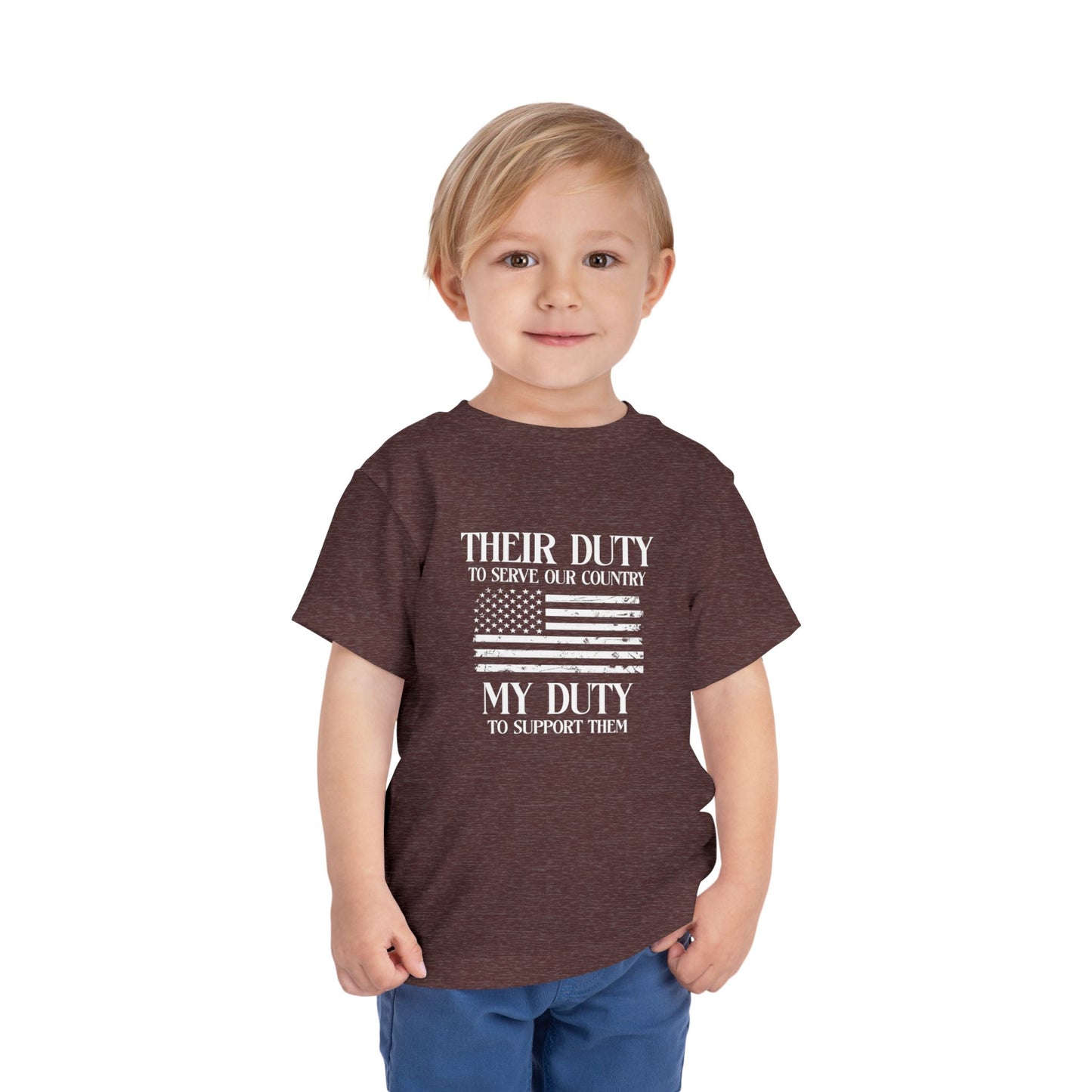 Their Duty My Duty Toddler Short Sleeve Tee