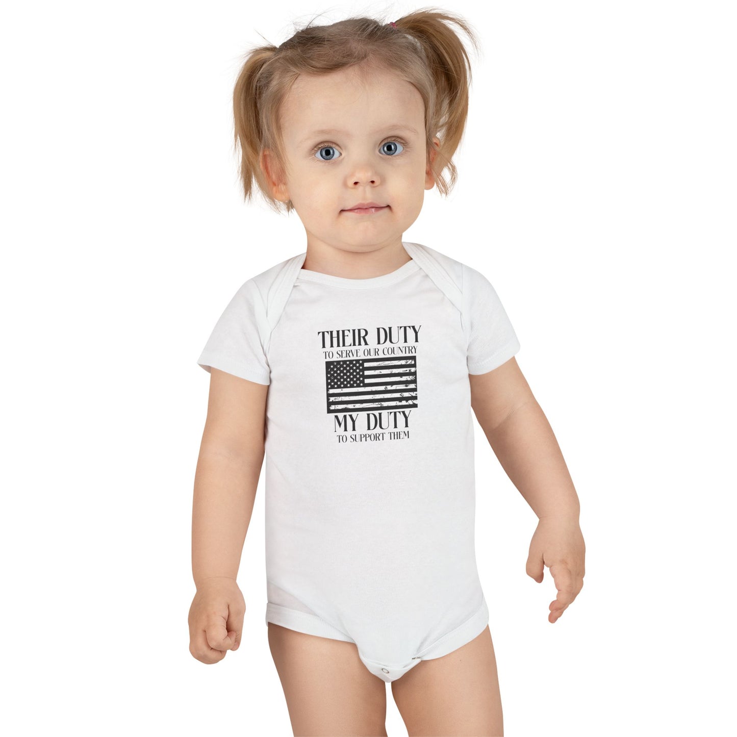 Their Duty Baby Short Sleeve Onesie®