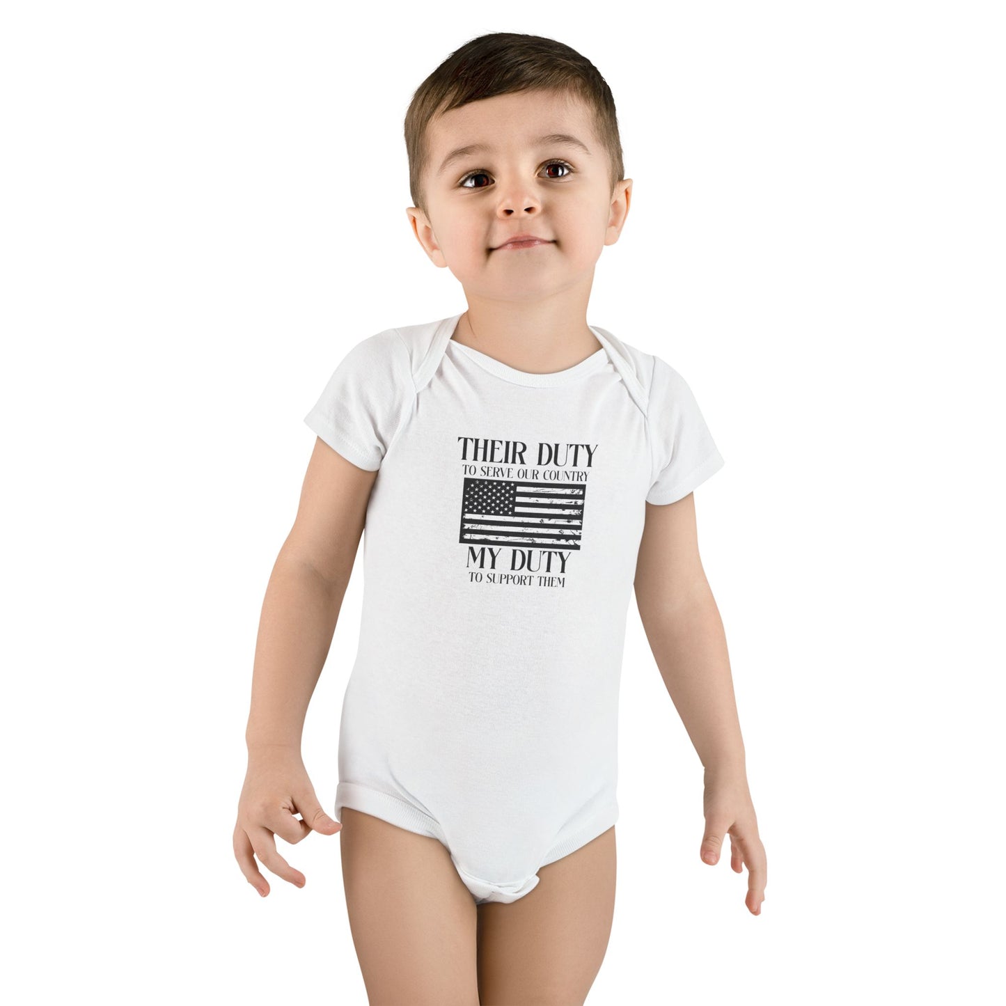Their Duty Baby Short Sleeve Onesie®