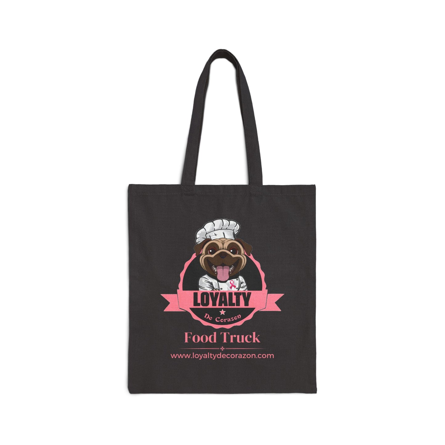 Loyalty De Corazon Cotton Canvas Tote Bag