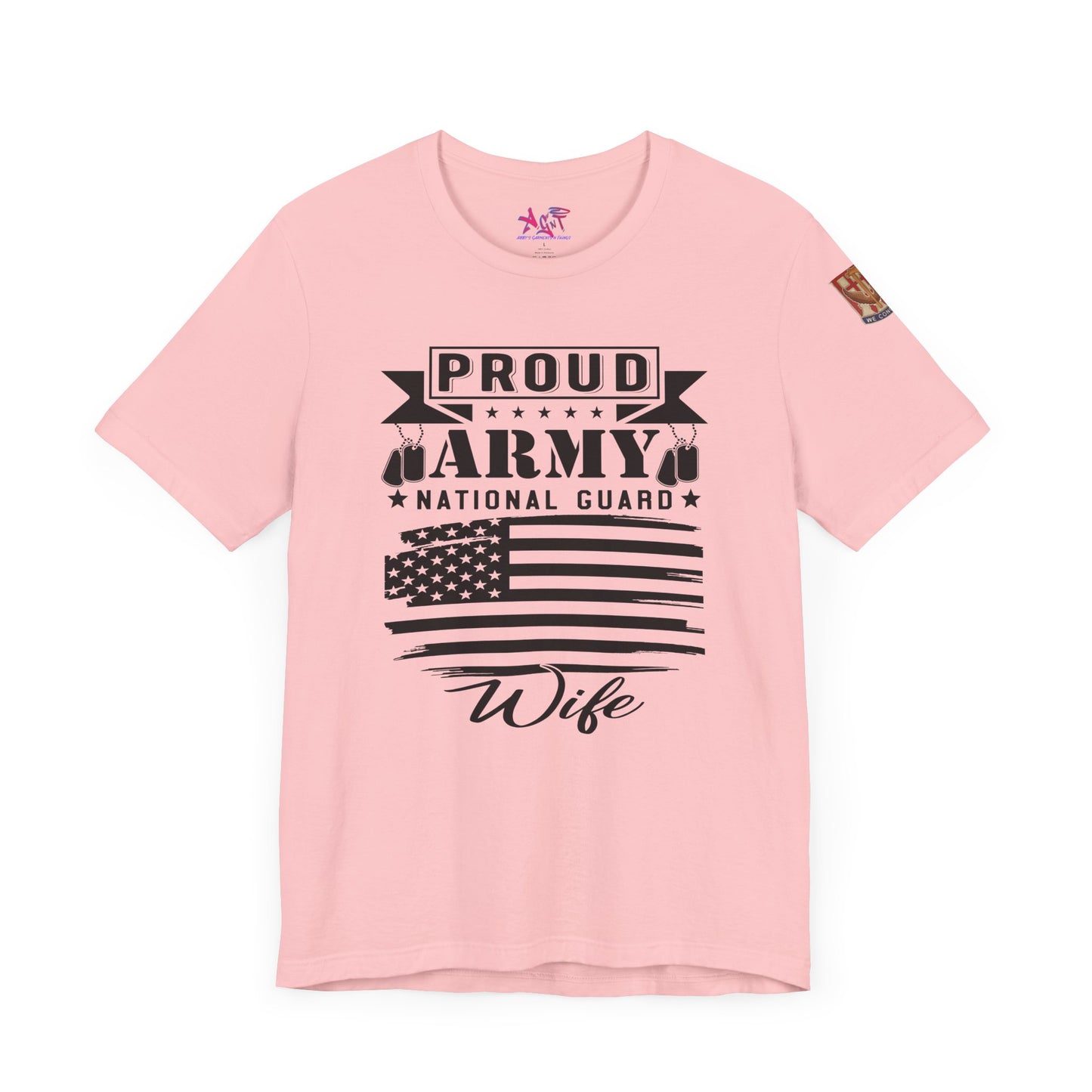 Proud Army National Guard Wife T-shirt