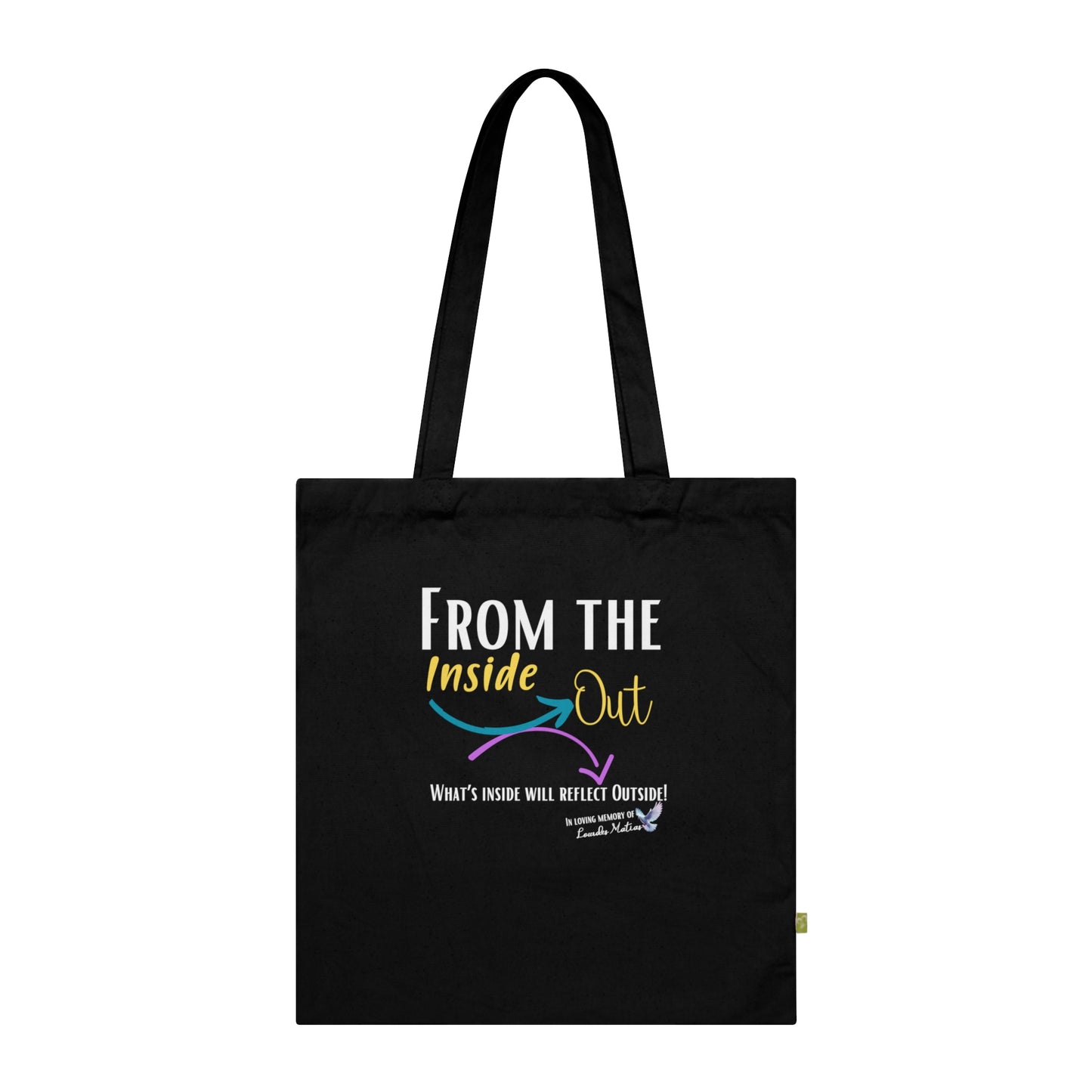 From the Inside out Organic Cotton Tote Bag