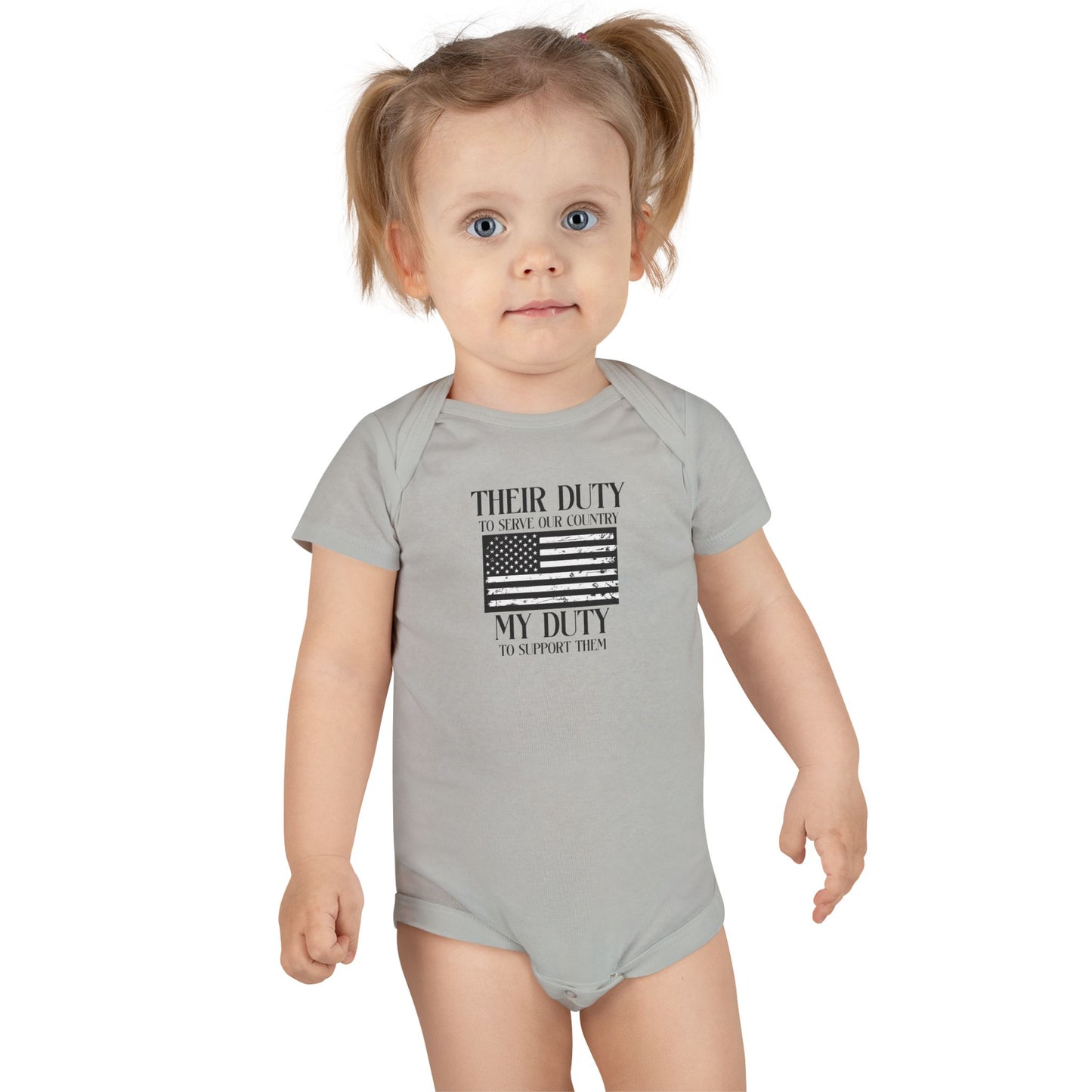 Their Duty Baby Short Sleeve Onesie®