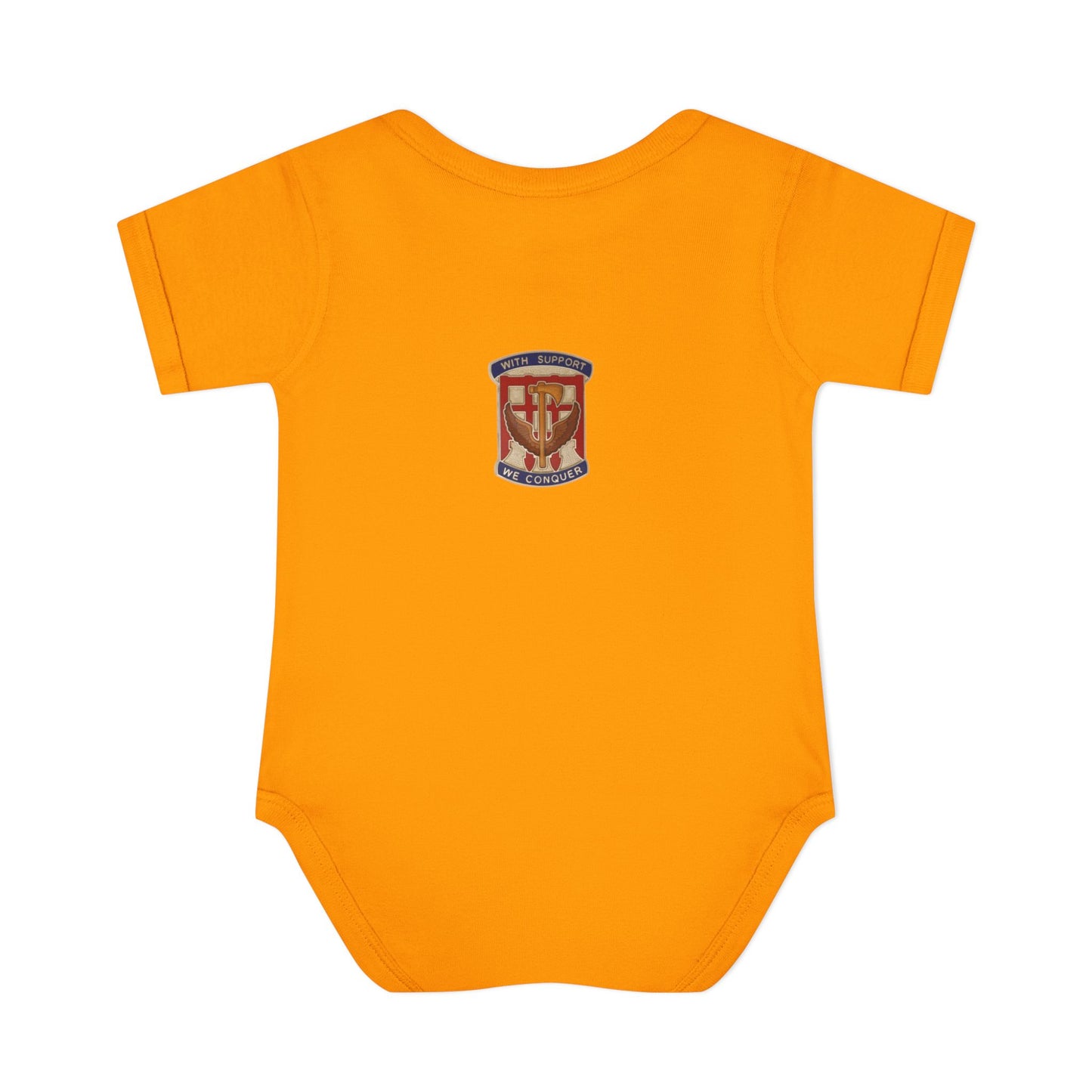 Their Duty our Duty Infant Baby Rib Bodysuit darker colors