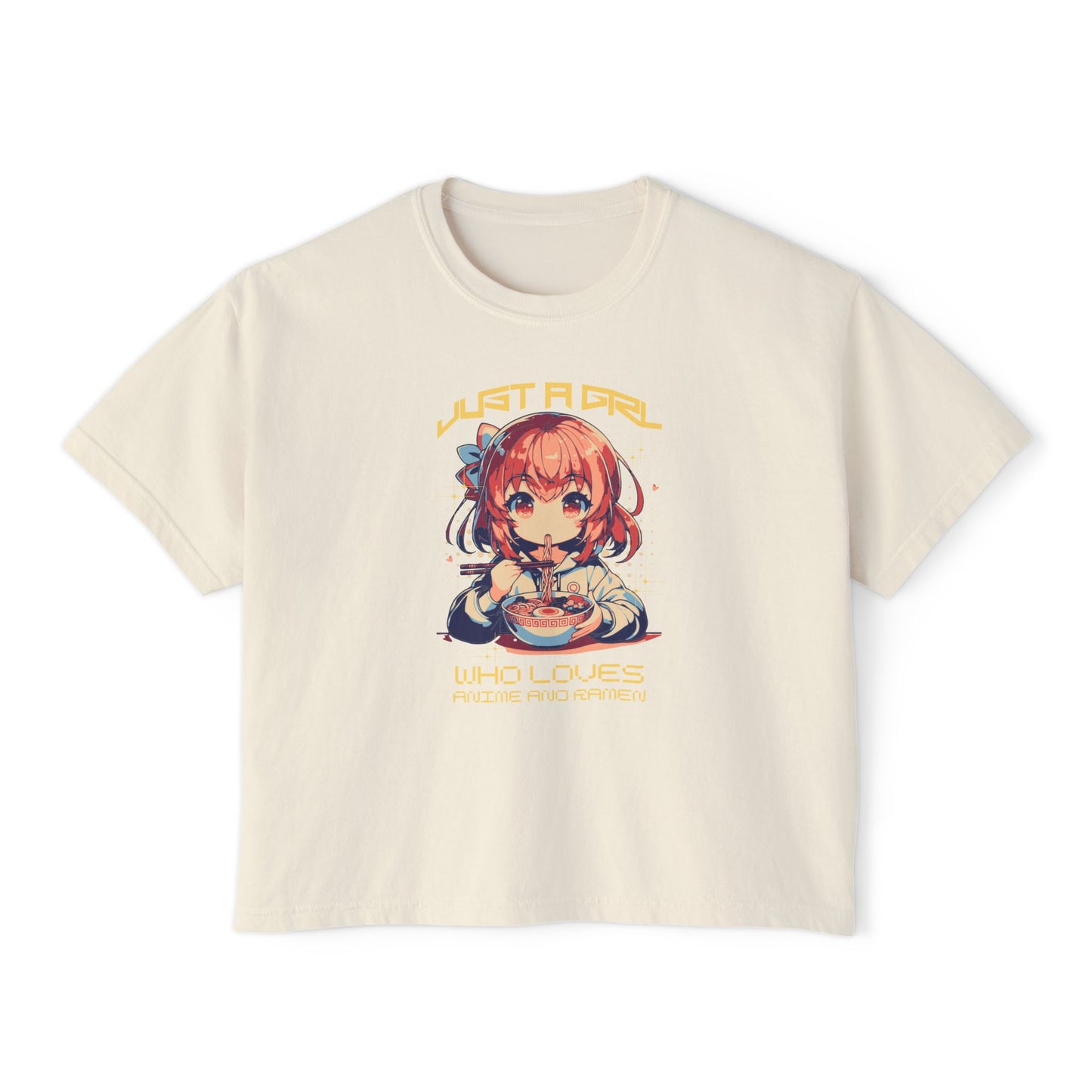 Anime & Ramen Women's Boxy Tee