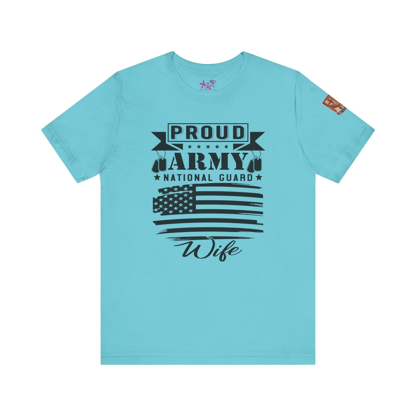 Proud Army National Guard Wife T-shirt