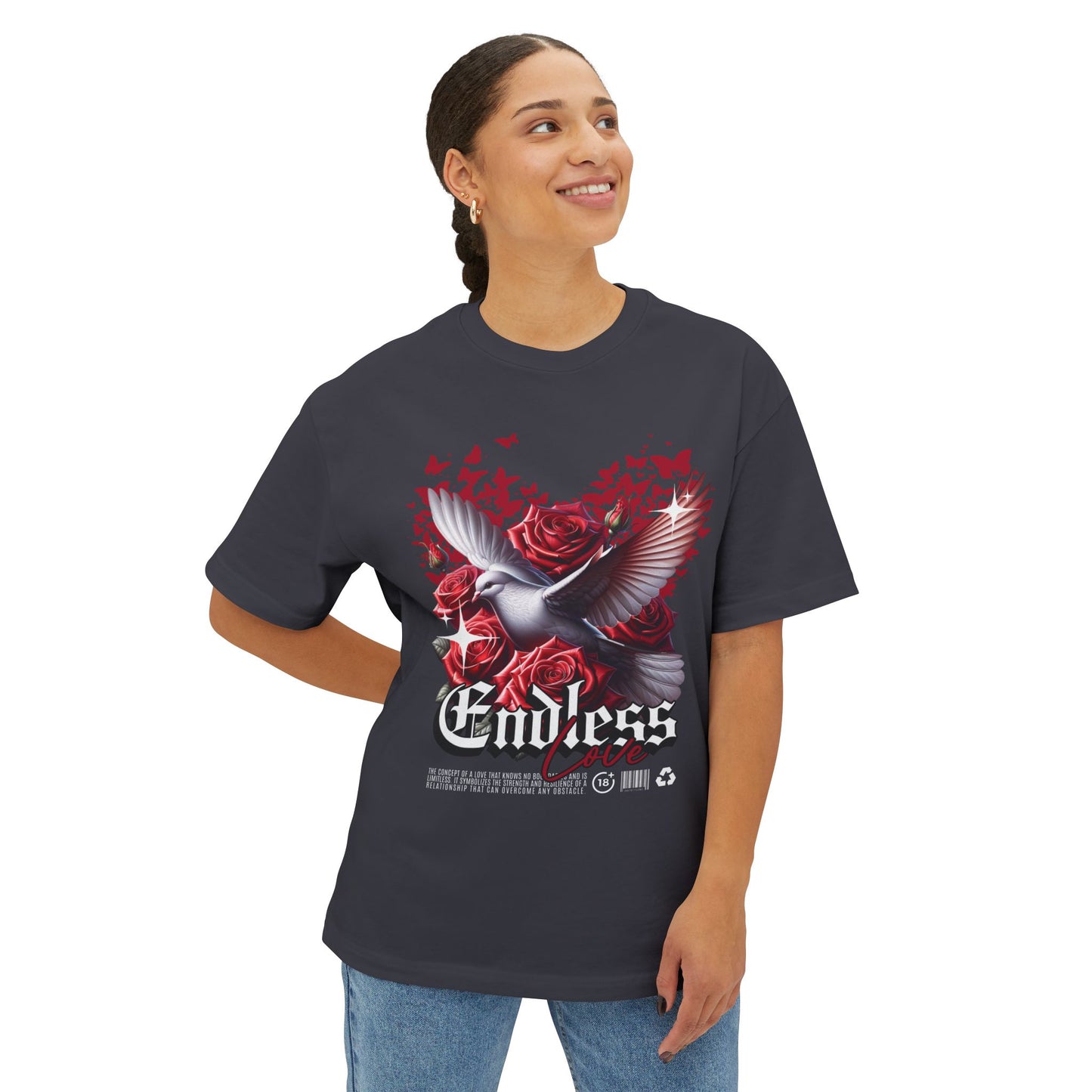Endless love Unisex Oversized Boxy Tee