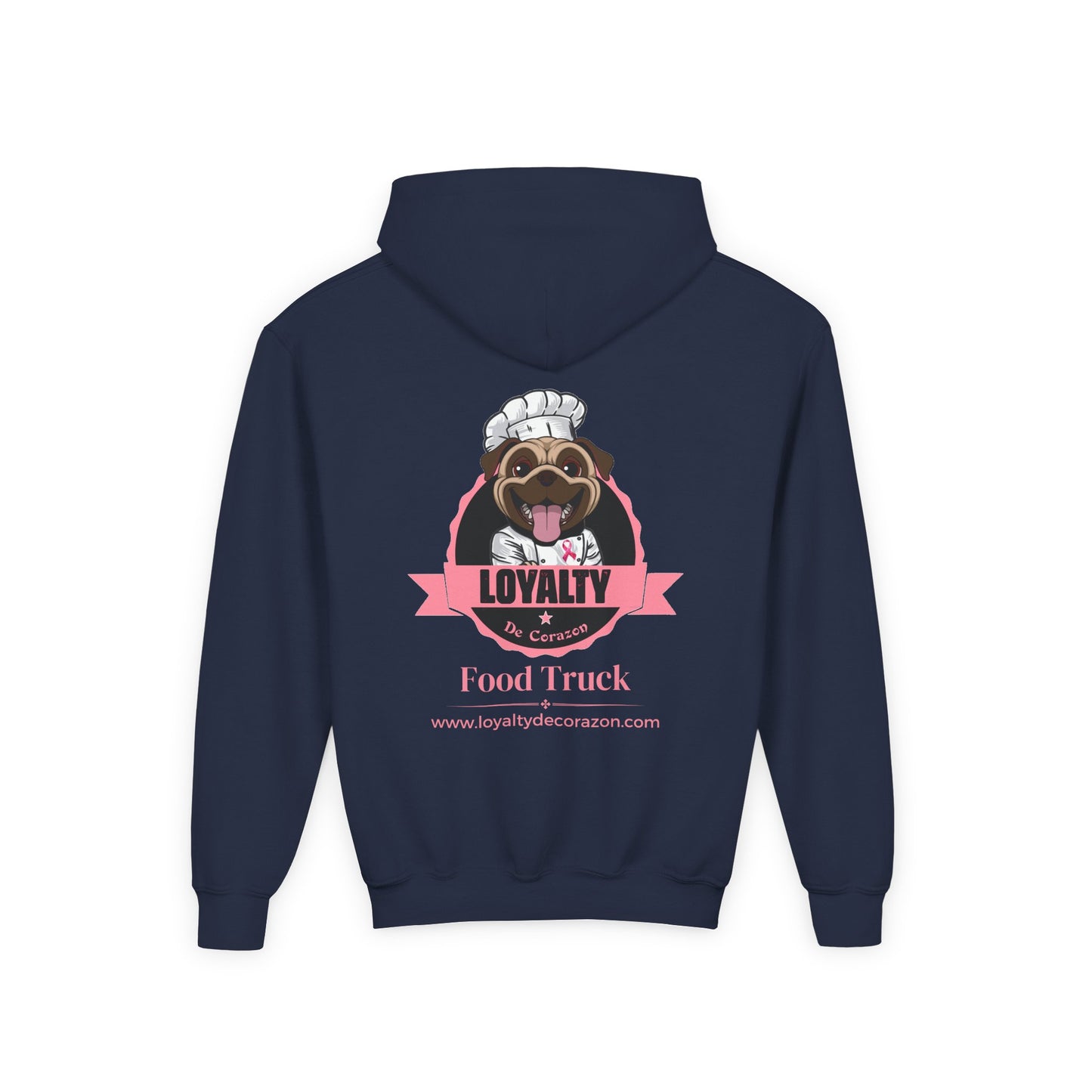Loyalty De Corazon PNK Youth Heavy Blend Hooded Sweatshirt