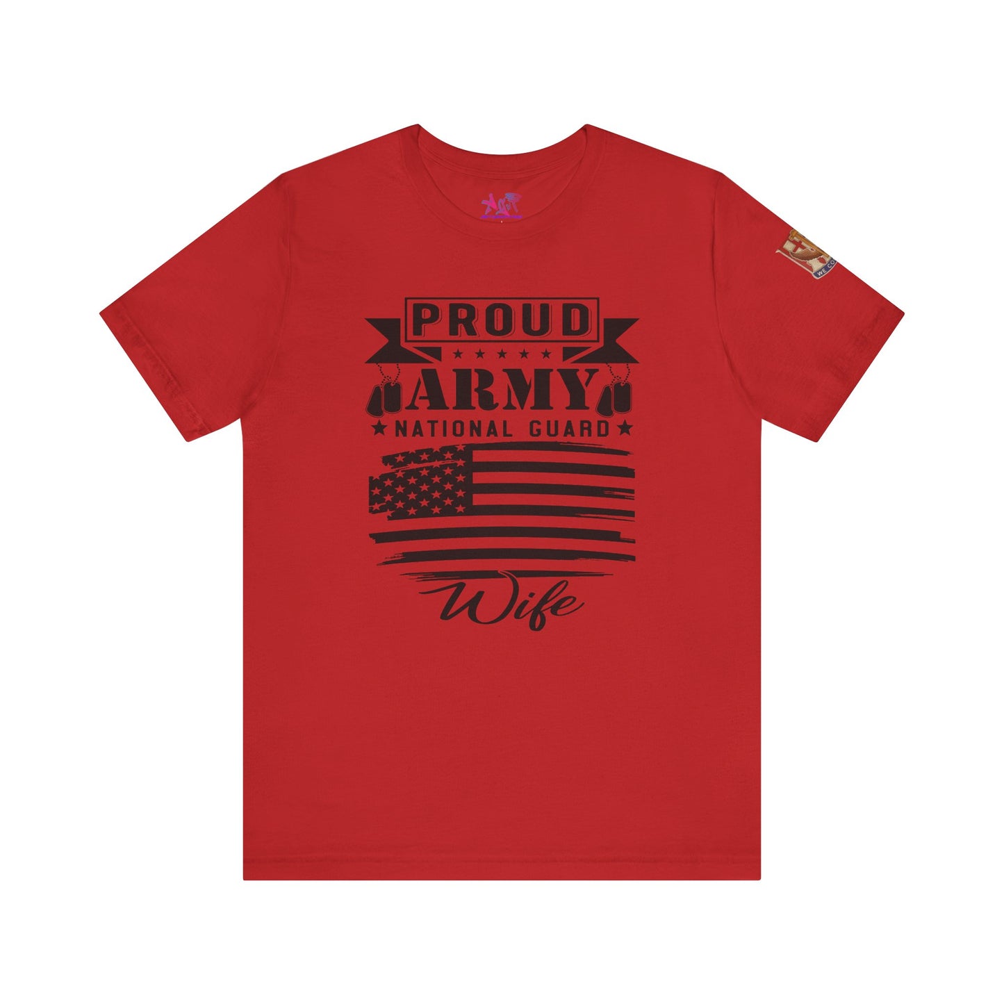 Proud Army National Guard Wife T-shirt