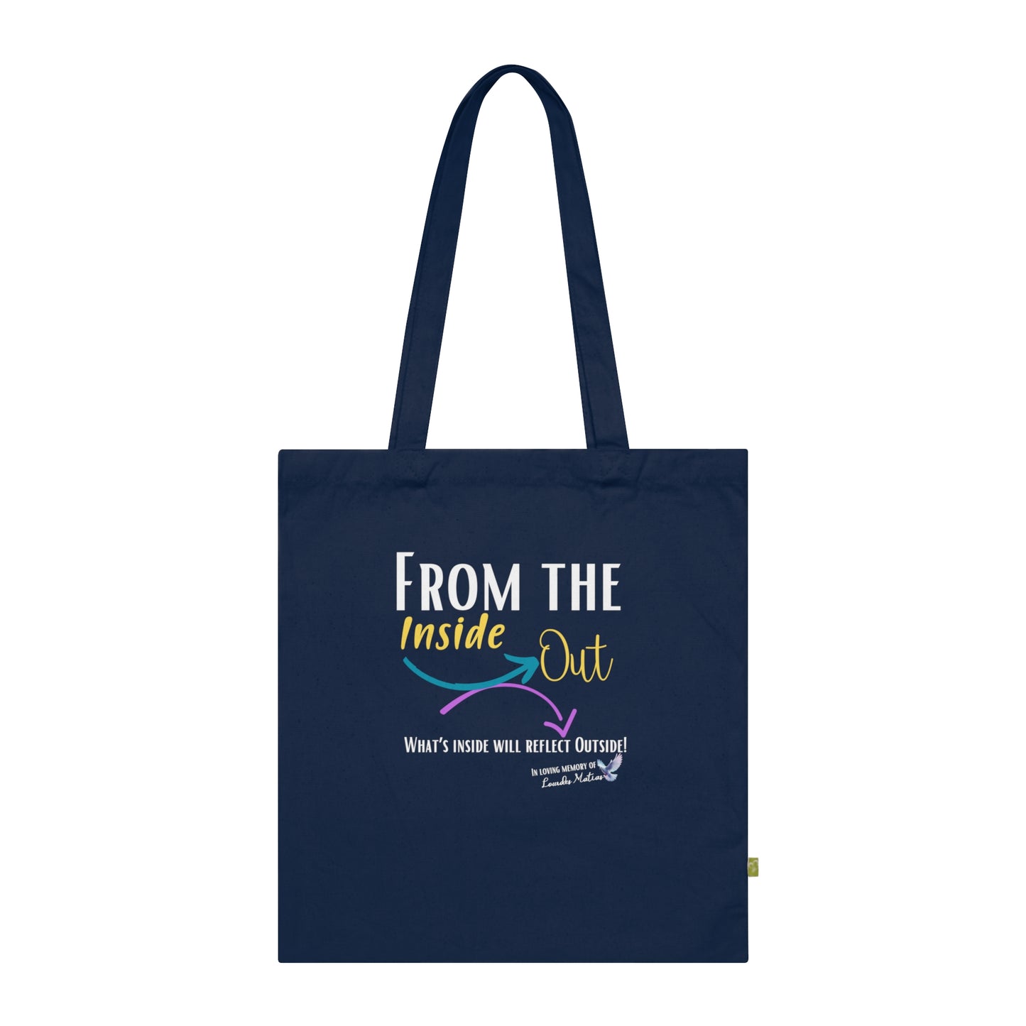 From the Inside out Organic Cotton Tote Bag