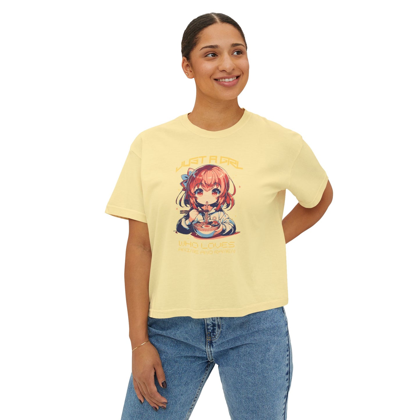 Anime & Ramen Women's Boxy Tee