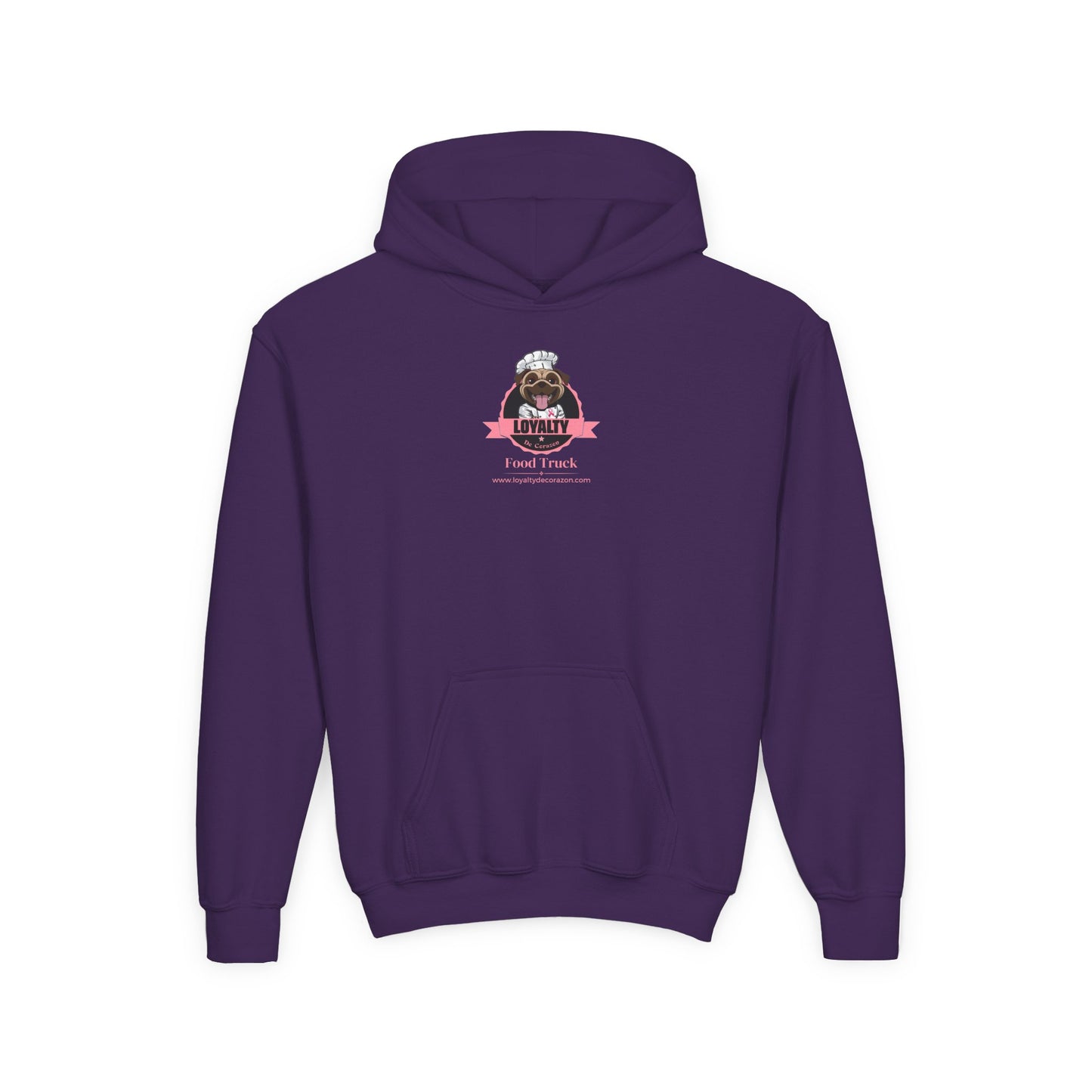 Loyalty De Corazon PNK Youth Heavy Blend Hooded Sweatshirt
