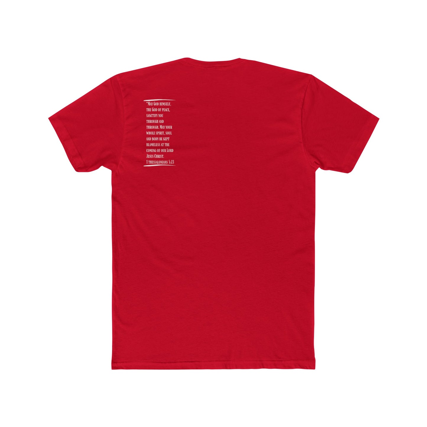 Sanctified WhFrt/BLK Cotton Crew Tee