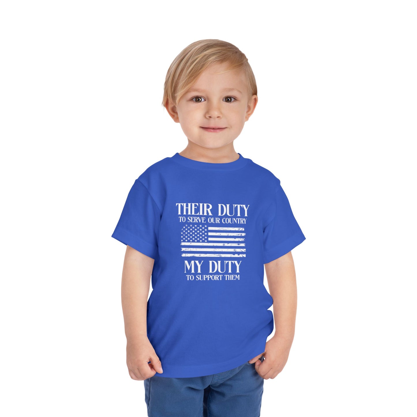 Their Duty My Duty Toddler Short Sleeve Tee