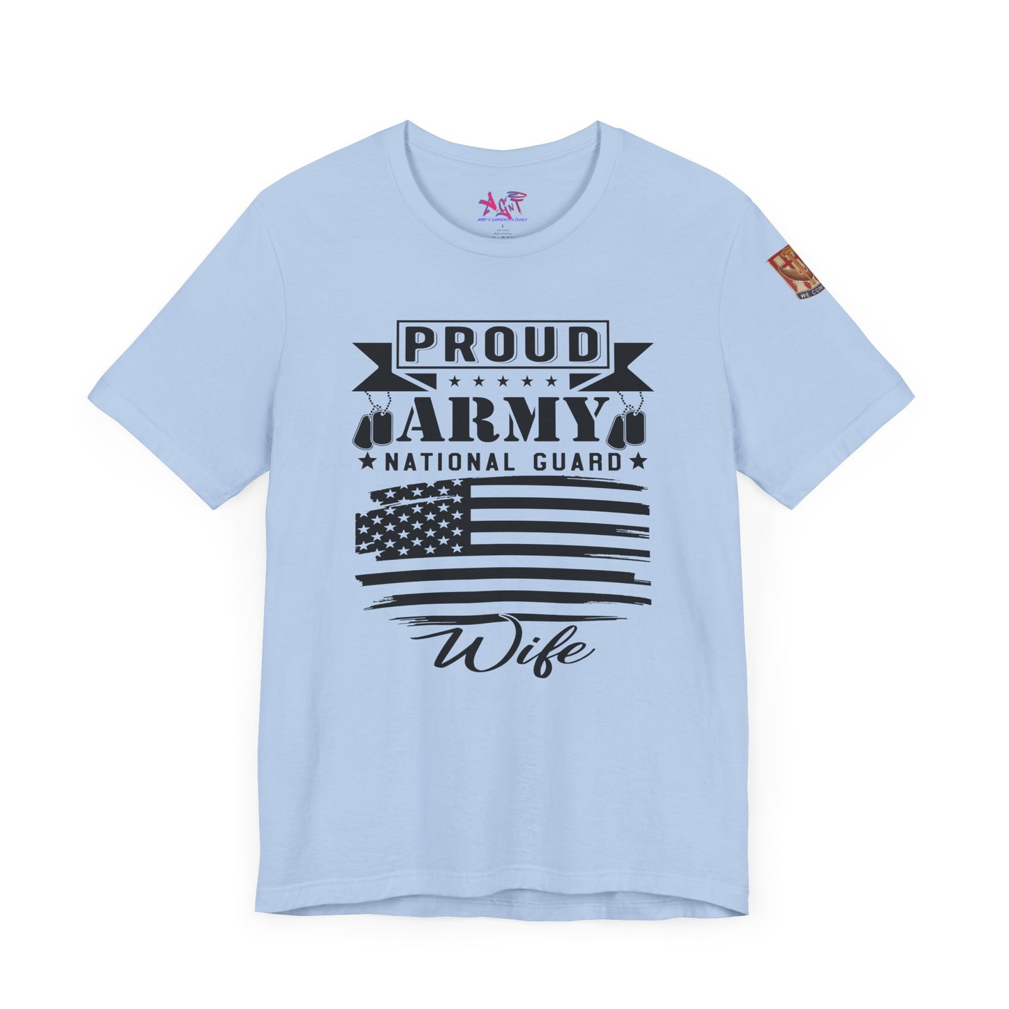 Proud Army National Guard Wife T-shirt