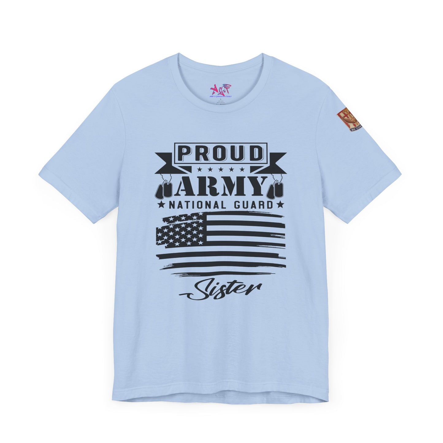 Proud Army National Guard Sister T-shirt