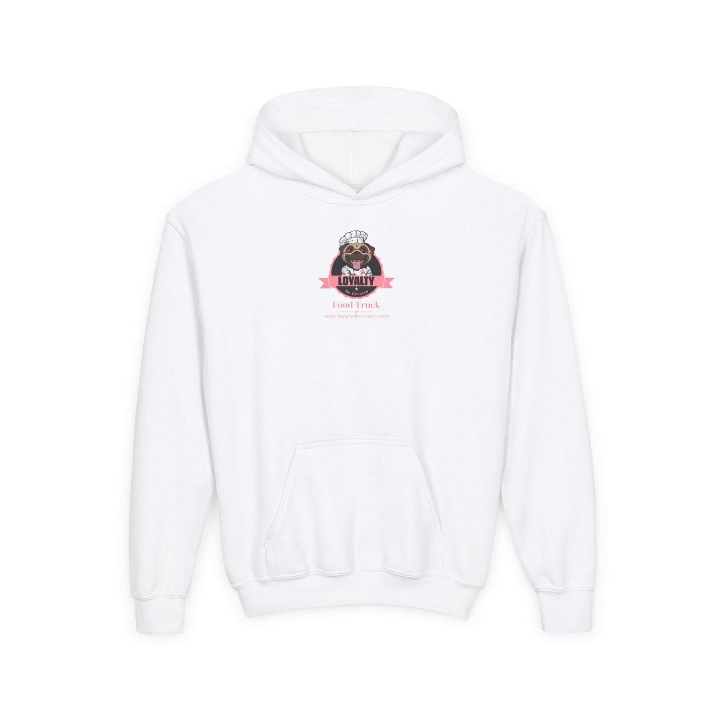 Loyalty De Corazon PNK Youth Heavy Blend Hooded Sweatshirt