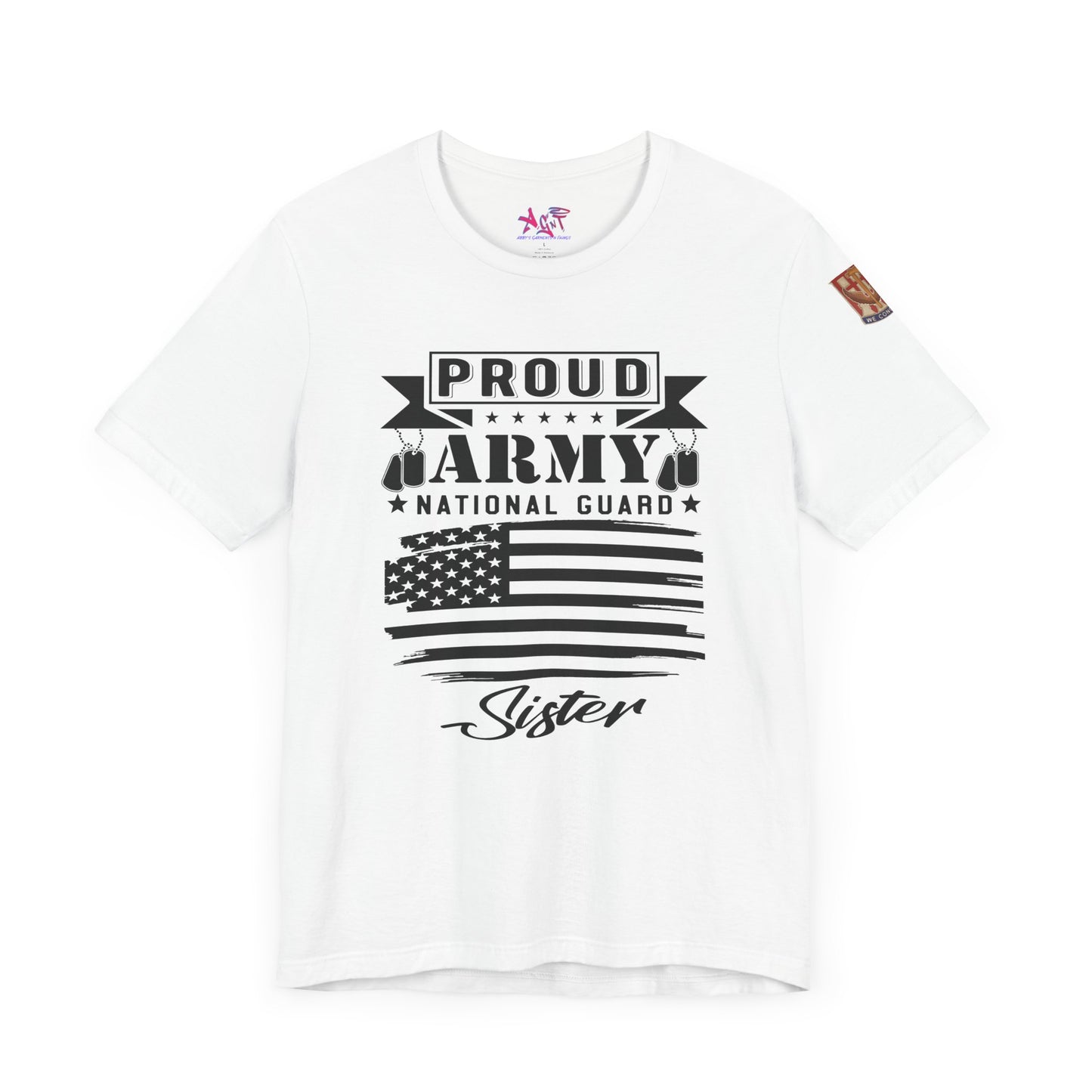 Proud Army National Guard Sister T-shirt