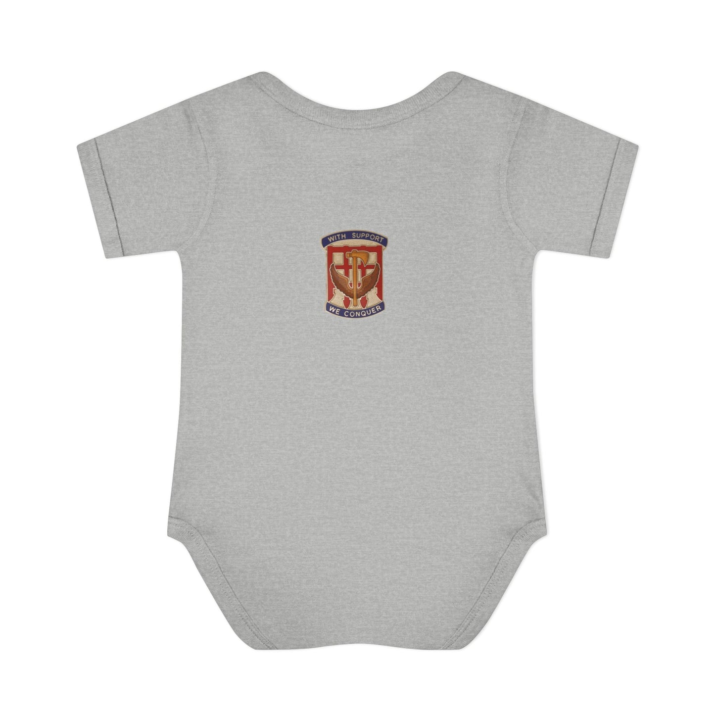 Their Duty our Duty Infant Baby Rib Bodysuit darker colors