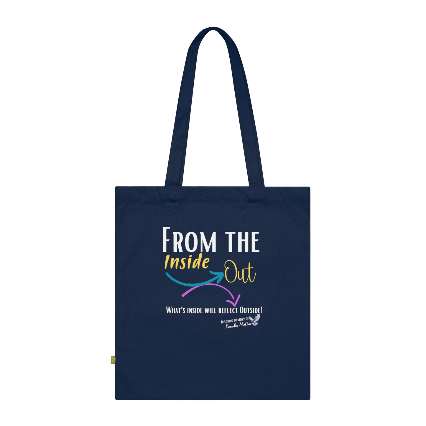 From the Inside out Organic Cotton Tote Bag