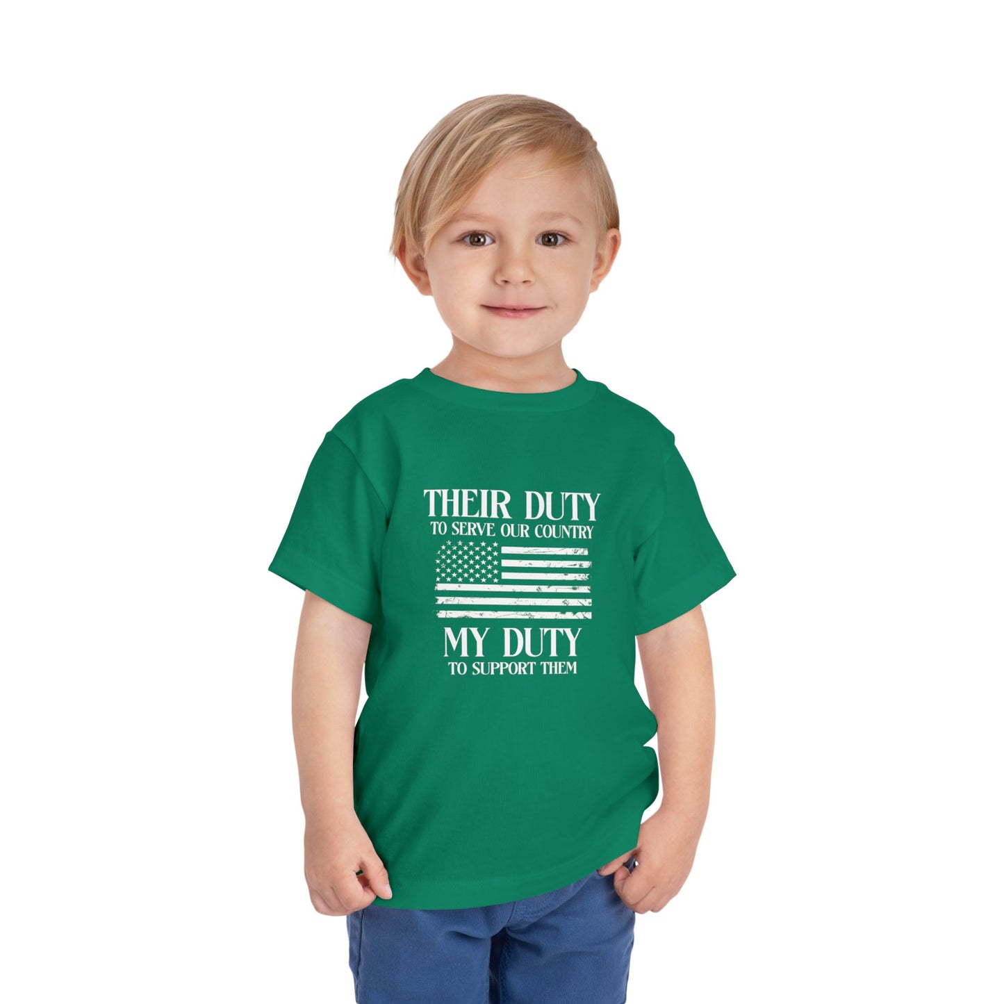 Their Duty My Duty Toddler Short Sleeve Tee