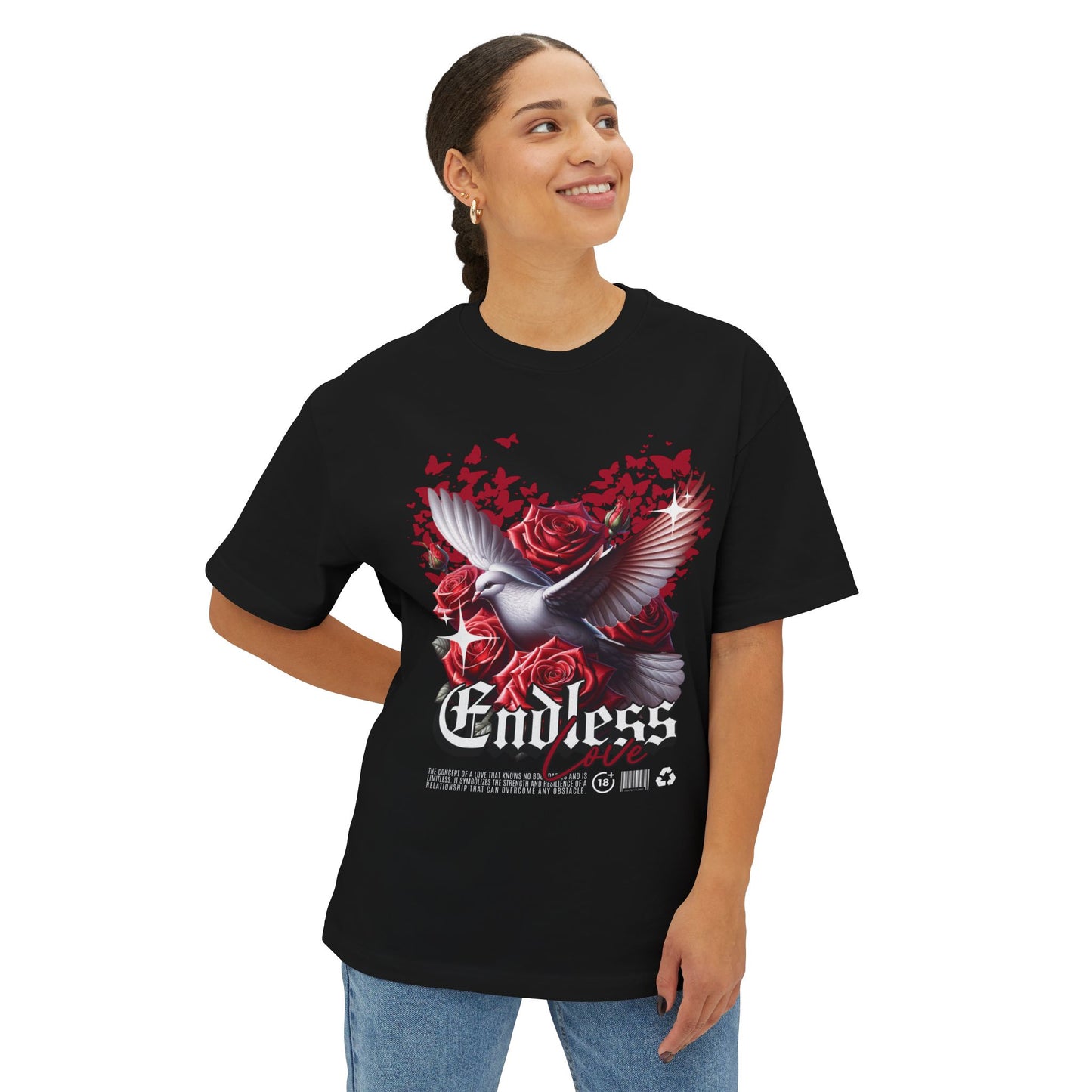 Endless love Unisex Oversized Boxy Tee